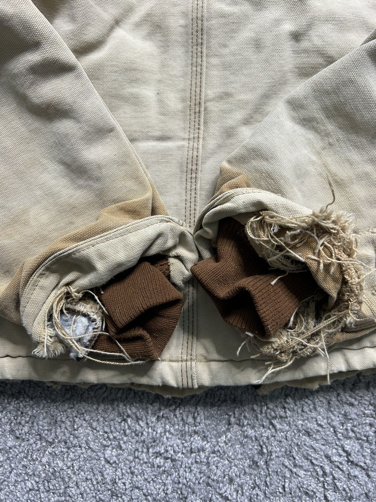 Carhartt Vintage 90s Carhartt Arctic Jacket Tan Quilt Lined Work Sun Size US XL / EU 56 / 4 - 9 Thumbnail