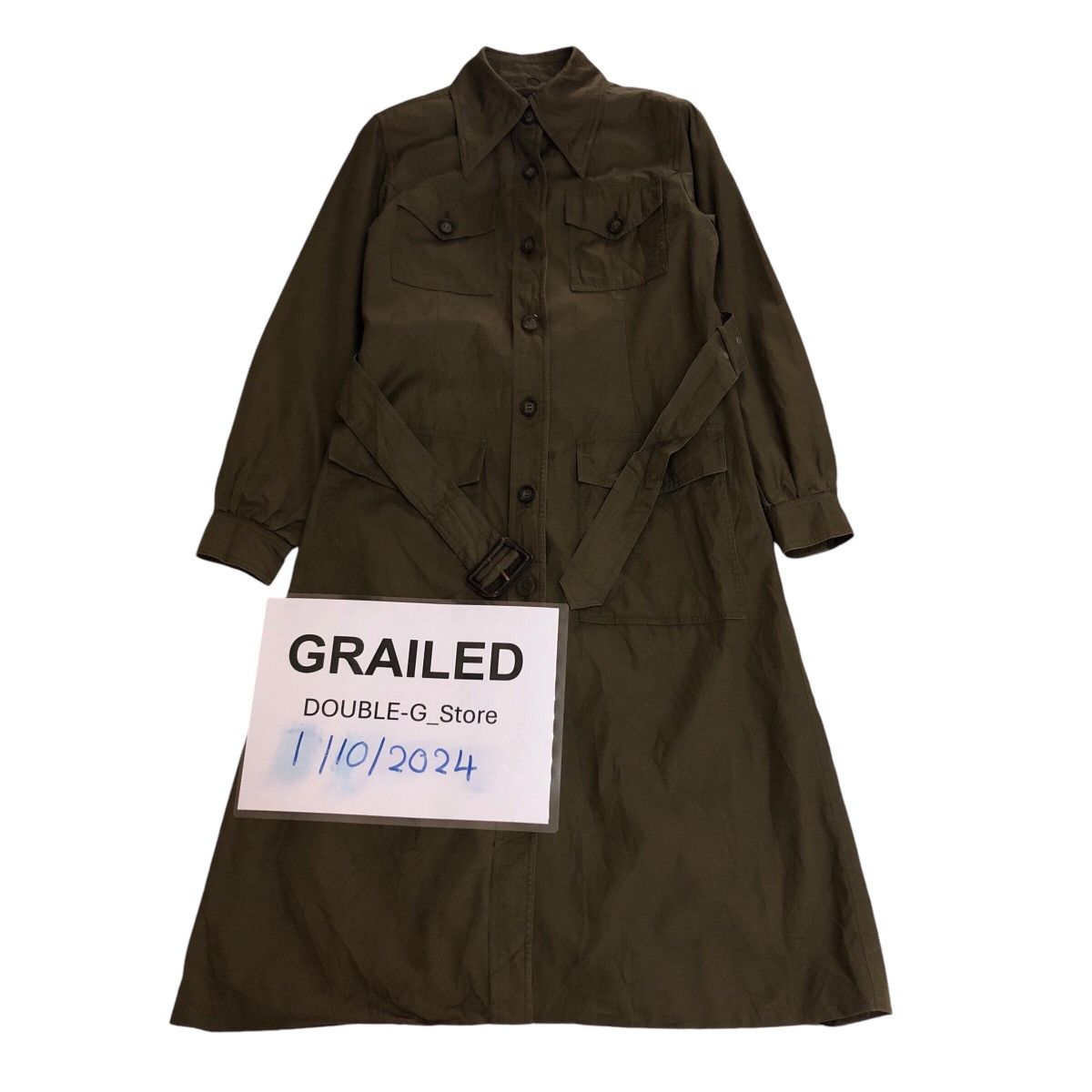 Yves Saint Laurent 📌Vintage Long Jacket Robed Yves Saint Laurent Size US M / EU 48-50 / 2 - 1 Thumbnail