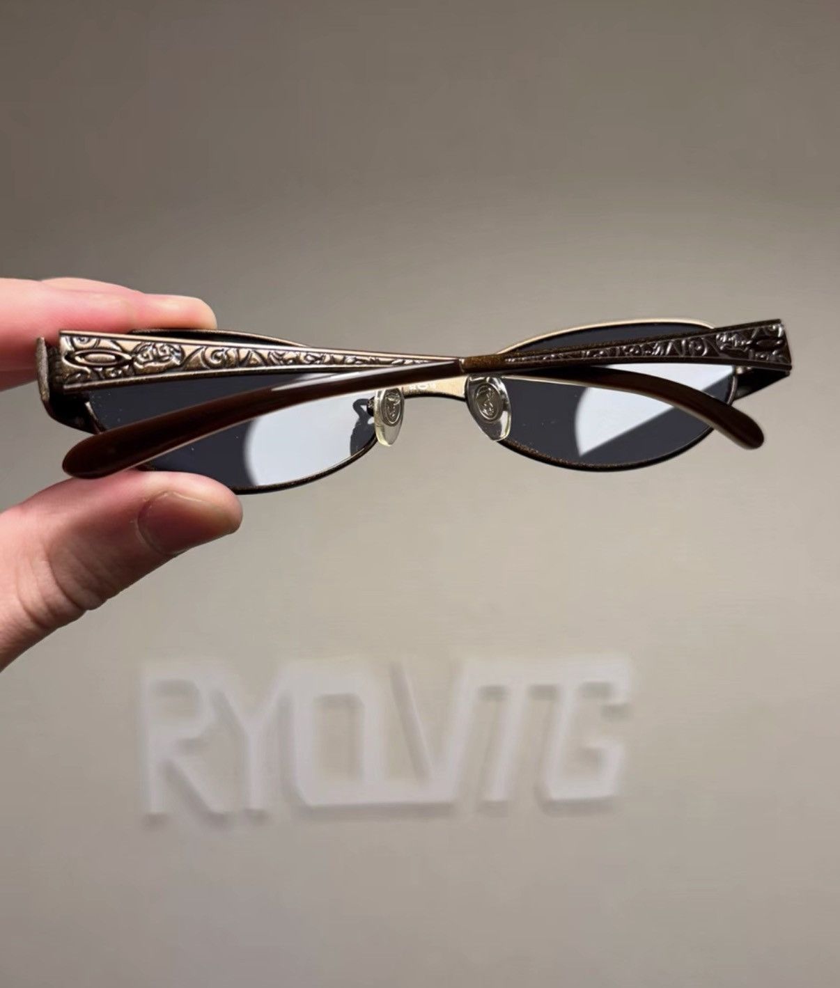 Oakley OAKLEY Poetic 4.1 Chocolate Brown Sports Sunglasses K24 Size ONE SIZE - 4 Thumbnail