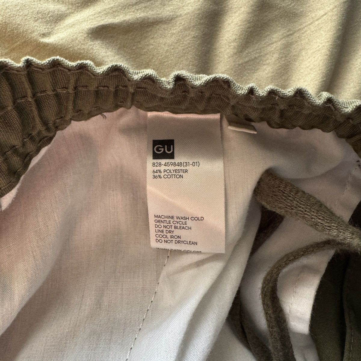 Uniqlo UNIQLO GU Olive Pants Size US 30 / EU 46 - 3 Thumbnail