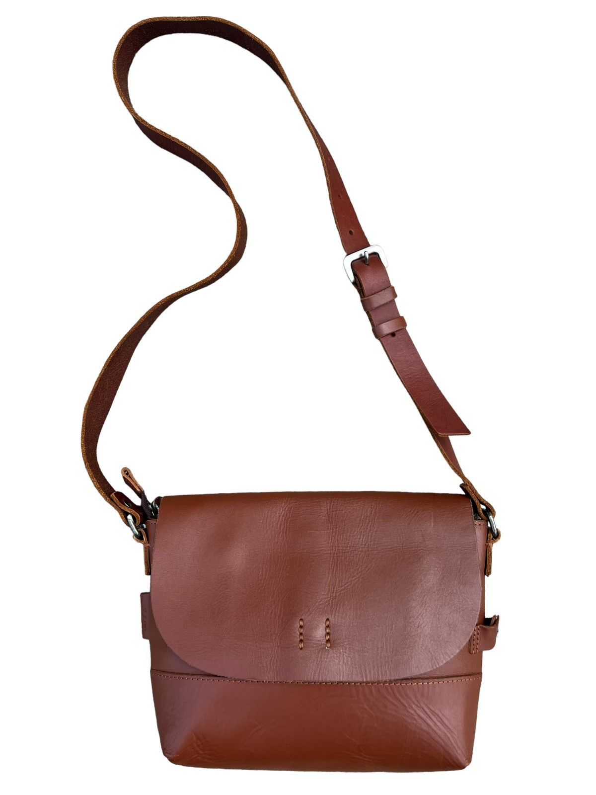 Leather Vintage H1203 Mano Fece Japan Leather Bag Size ONE SIZE - 4 Thumbnail