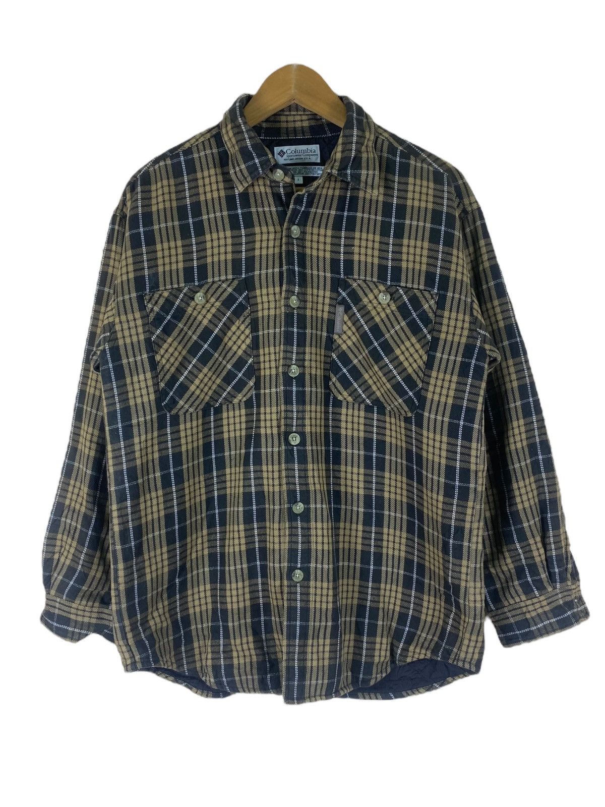 Columbia × Vintage Columbia Checkered Double Pocket Shirt Size US M / EU 48-50 / 2 - 1 Thumbnail