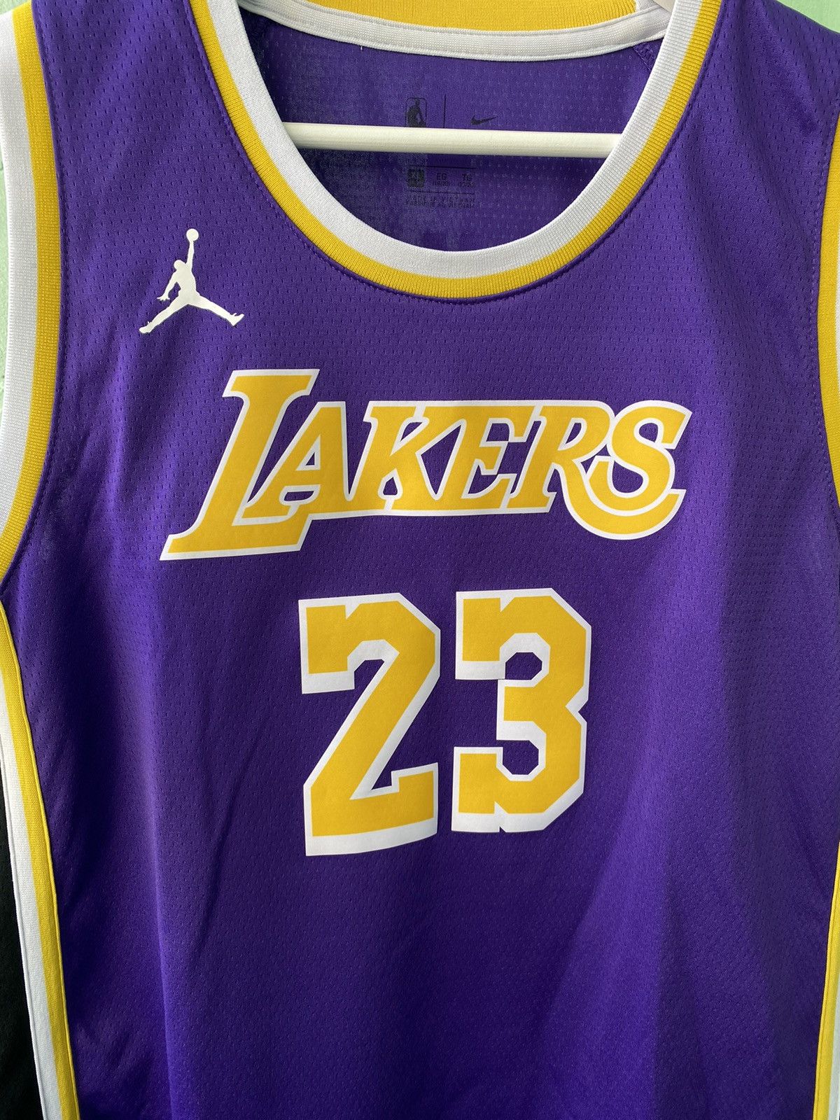 Jordan Brand #23 James L.A.Lakers Jordan Brand NBA Basketball Jerseys Size US XL / EU 56 / 4 - 4 Thumbnail