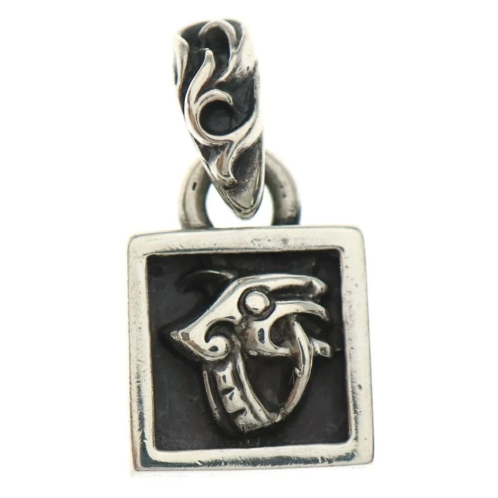 Chrome Hearts CHROME HEARTS FRAMED FLORAL PENDANT | Grailed