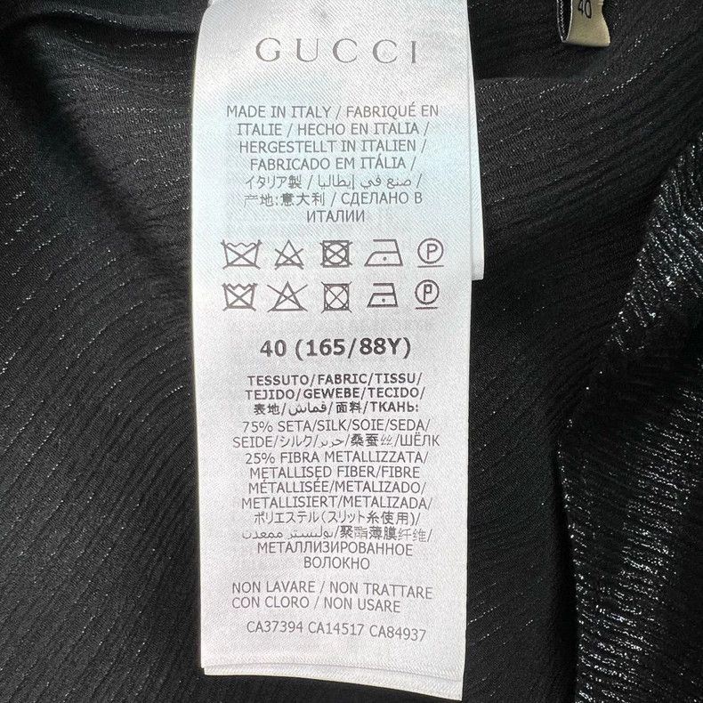 Gucci Gucci Shiny striped single-breasted shirt 2503-Nextarrow Size US XXS / EU 40 - 4 Thumbnail