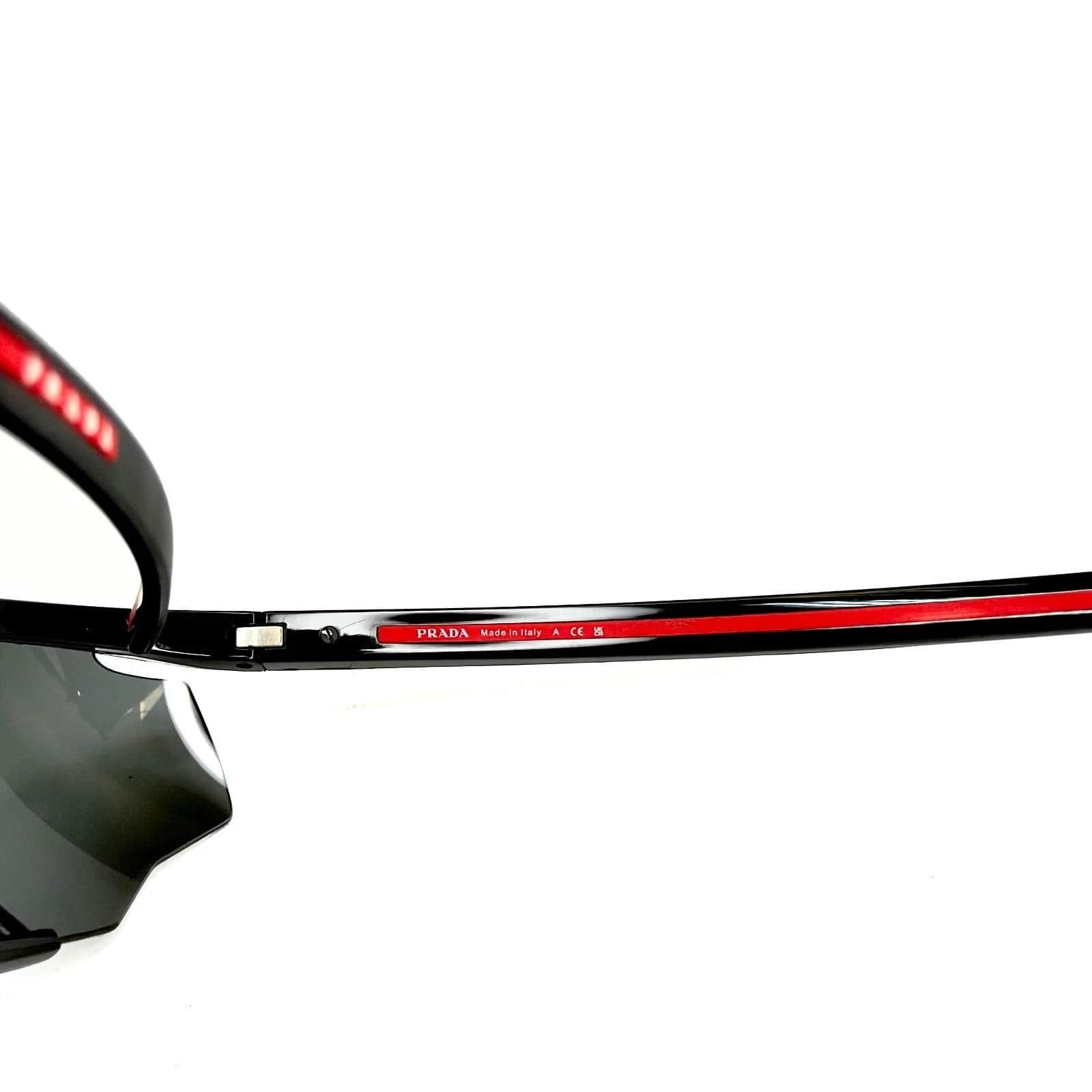 Prada PRADA LINEA ROSSA ACTIVE 07Y Black Rubber Sport Mask PS07YS Size ONE SIZE - 6 Thumbnail