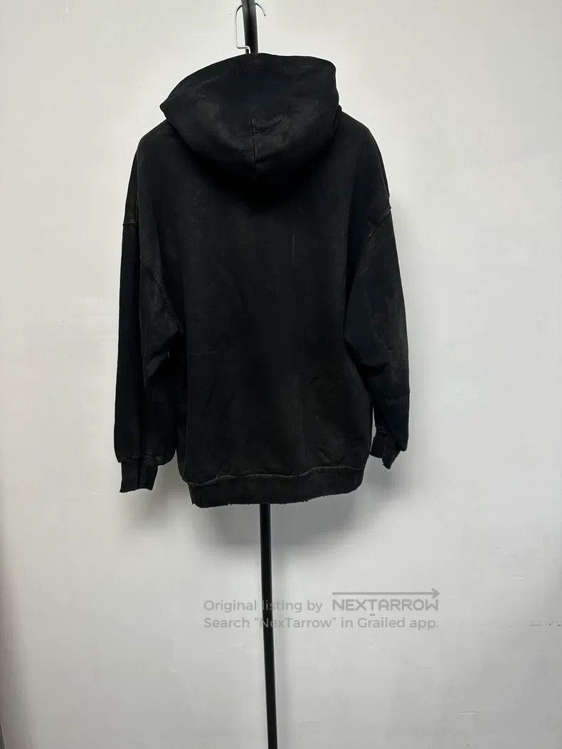 Balenciaga Balenciaga Solid Color Ribbed Sleeve Hooded Long Sleeve Ja Size US XS / EU 42 / 0 - 2 Thumbnail