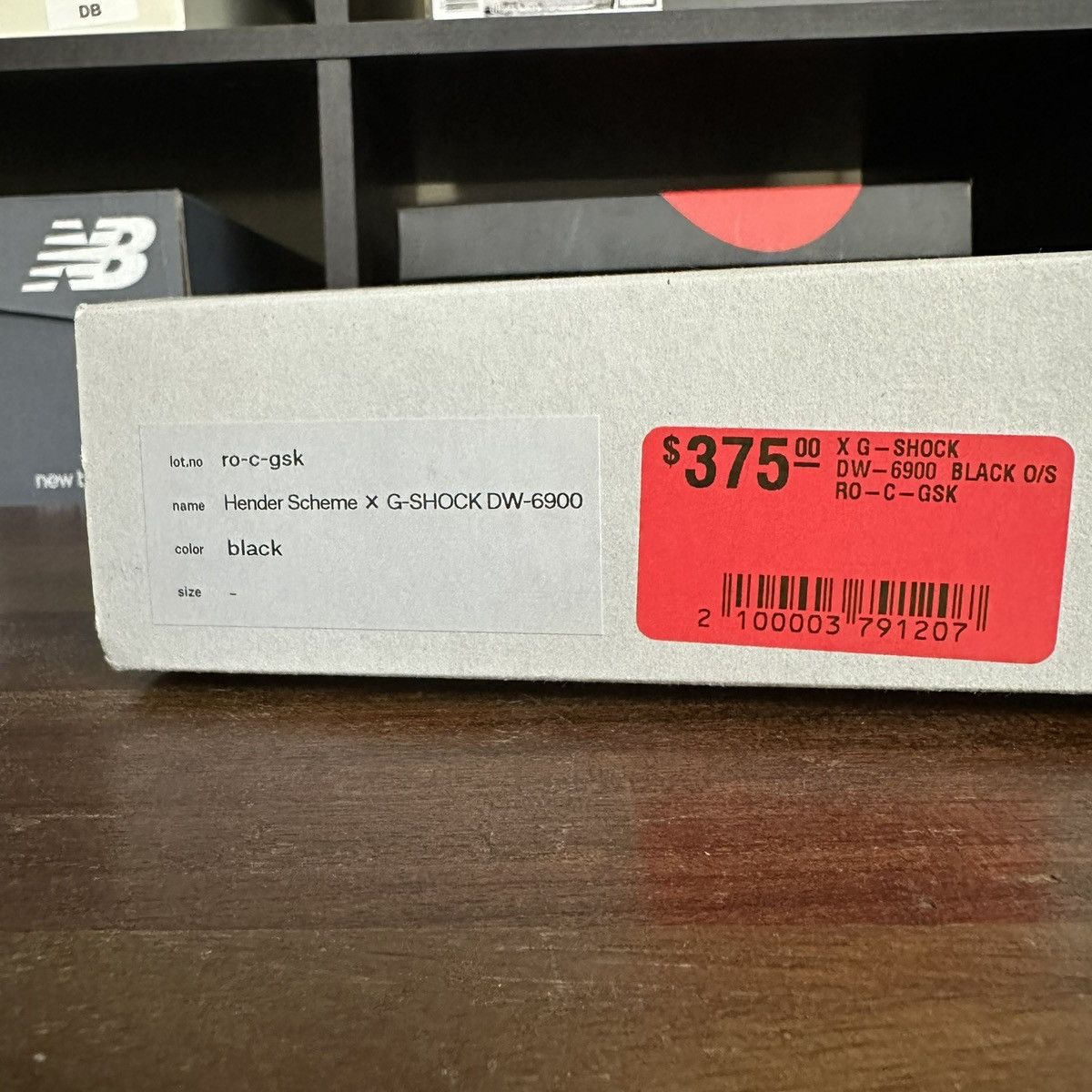 G Shock G-Shock x Hender Scheme DW-6900 Black Size ONE SIZE - 5 Thumbnail