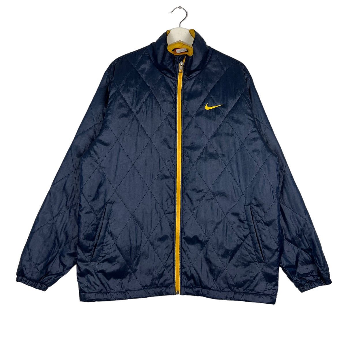 Nike 🔥 NIKE QUILTED DIAMOND JACKET Size US XL / EU 56 / 4 - 1 Thumbnail