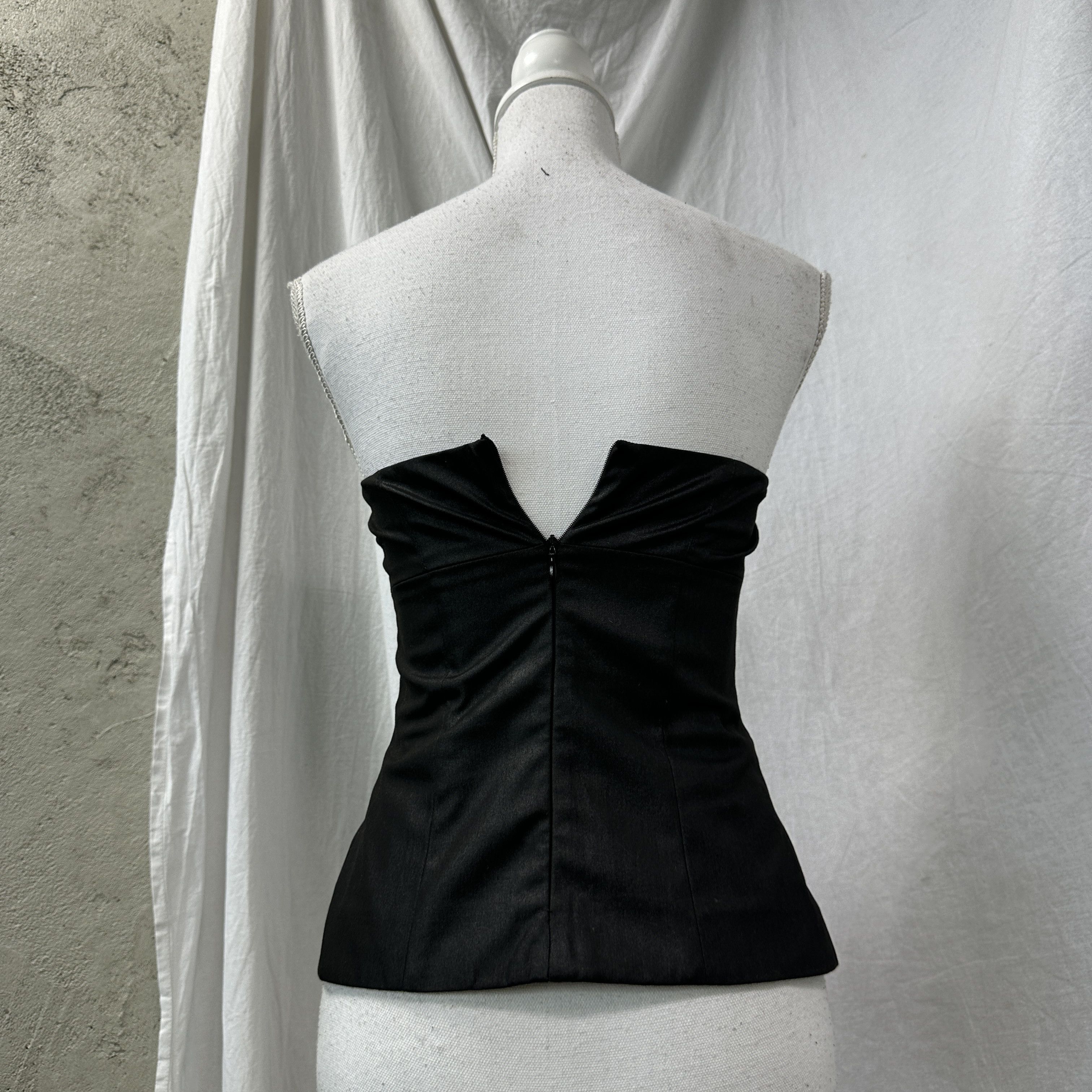 Vintage Vintage Avant Garde Buttoned Office Siren Corset Y2K Size XS / US 0-2 / IT 36-38 - 4 Thumbnail