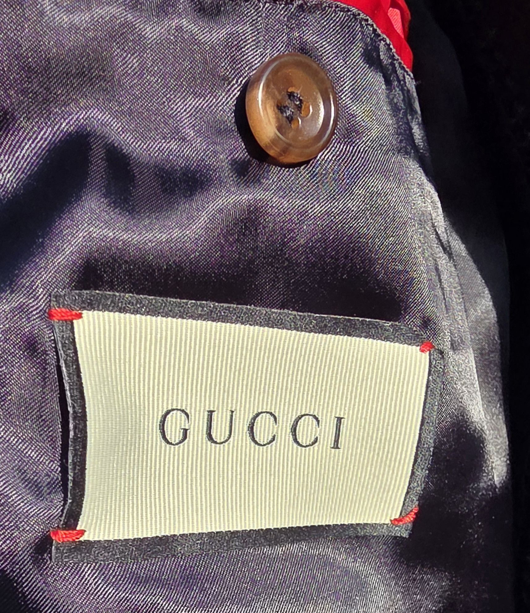 Gucci Gucci FW16 Navy Blue Varsity Jacket Panther Patch IT 48/US M Size US M / EU 48-50 / 2 - 6 Thumbnail