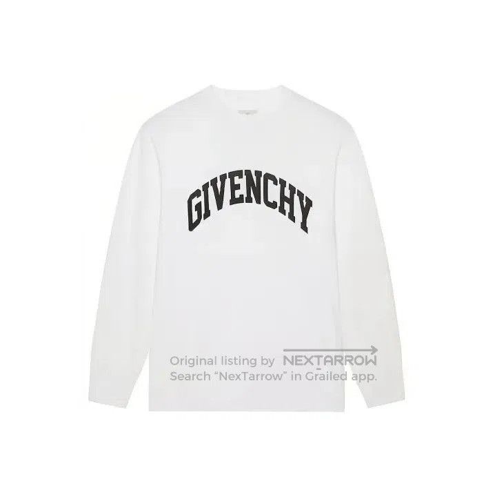 Givenchy Givenchy SS23 Casual Letter Print Long Sleeve T-Shirt. Size US XS / EU 42 / 0 - 1 Thumbnail