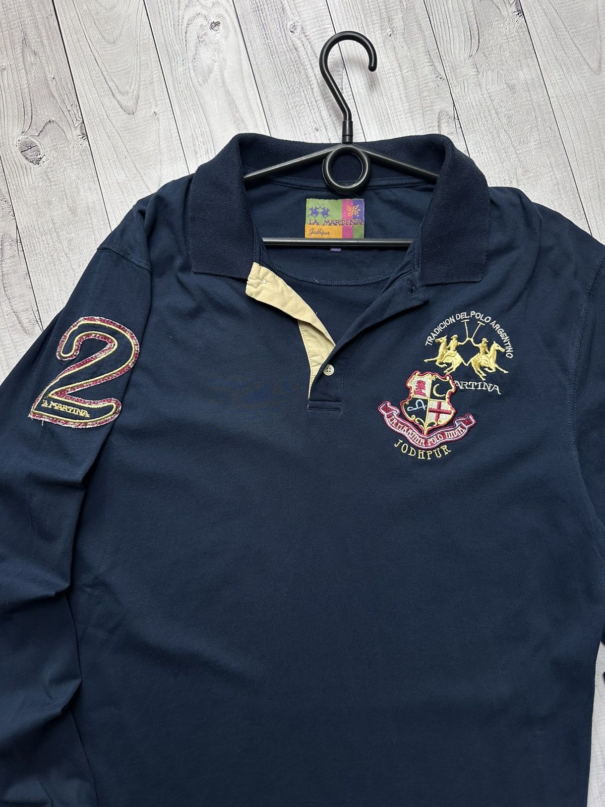 La Martina × Vintage Vintage L A Martina long sleeve size L logo Size US L / EU 52-54 / 3 - 2 Thumbnail