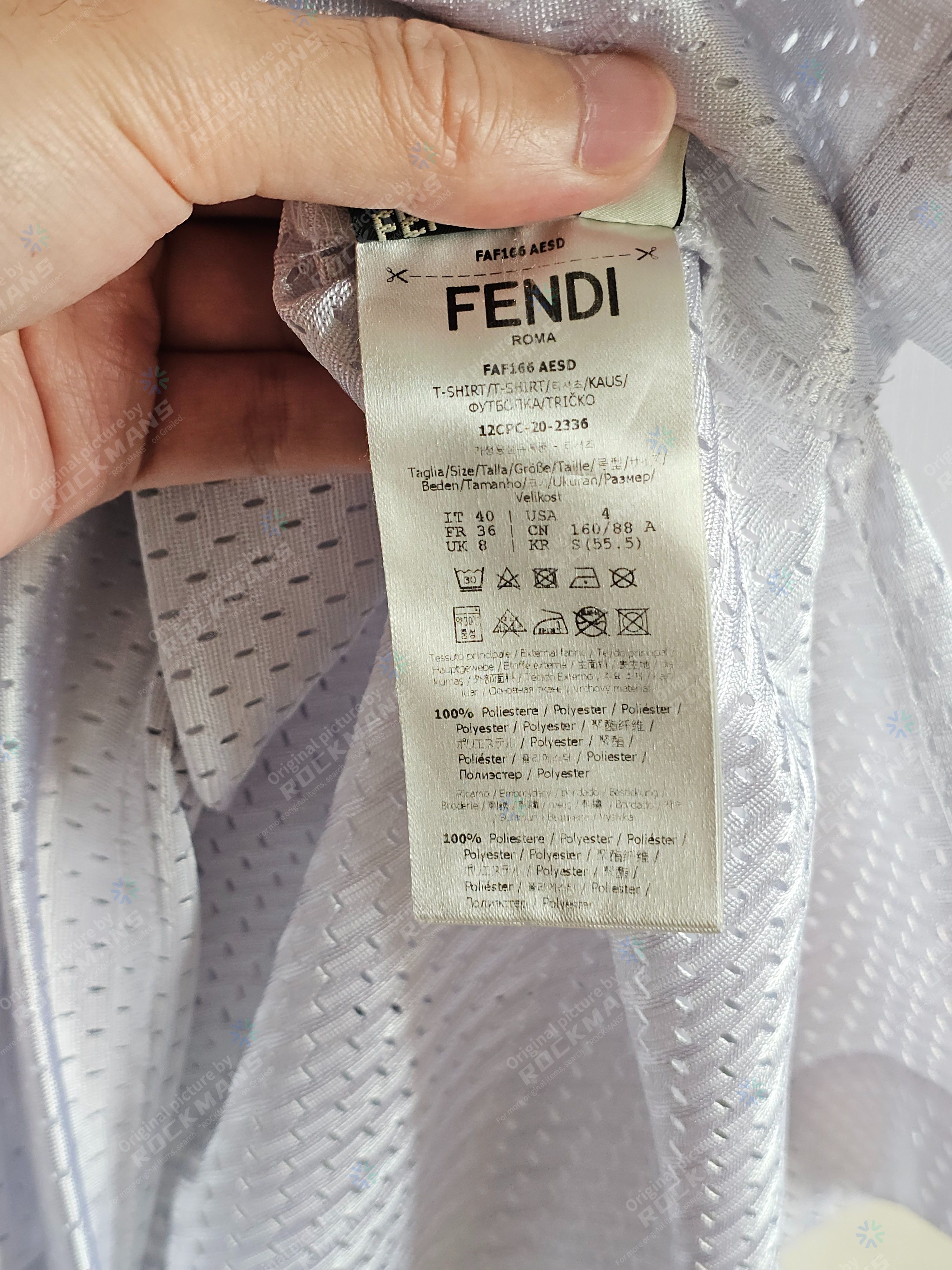 Fendi Fendi Unisex Openwork Tank Vest Size 40 Size L / US 10 / IT 46 - 7 Thumbnail