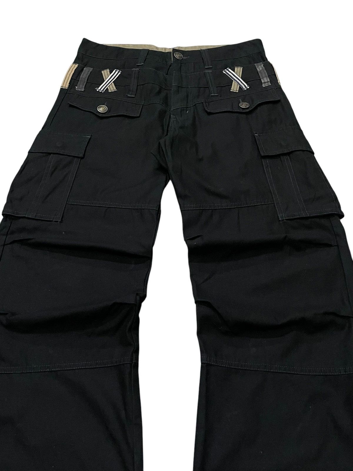 Hysteric Glamour × Japanese Brand × Vintage Vintage Japanese Double Waist Baggy Loose Pants Size US 30 / EU 46 - 6 Thumbnail