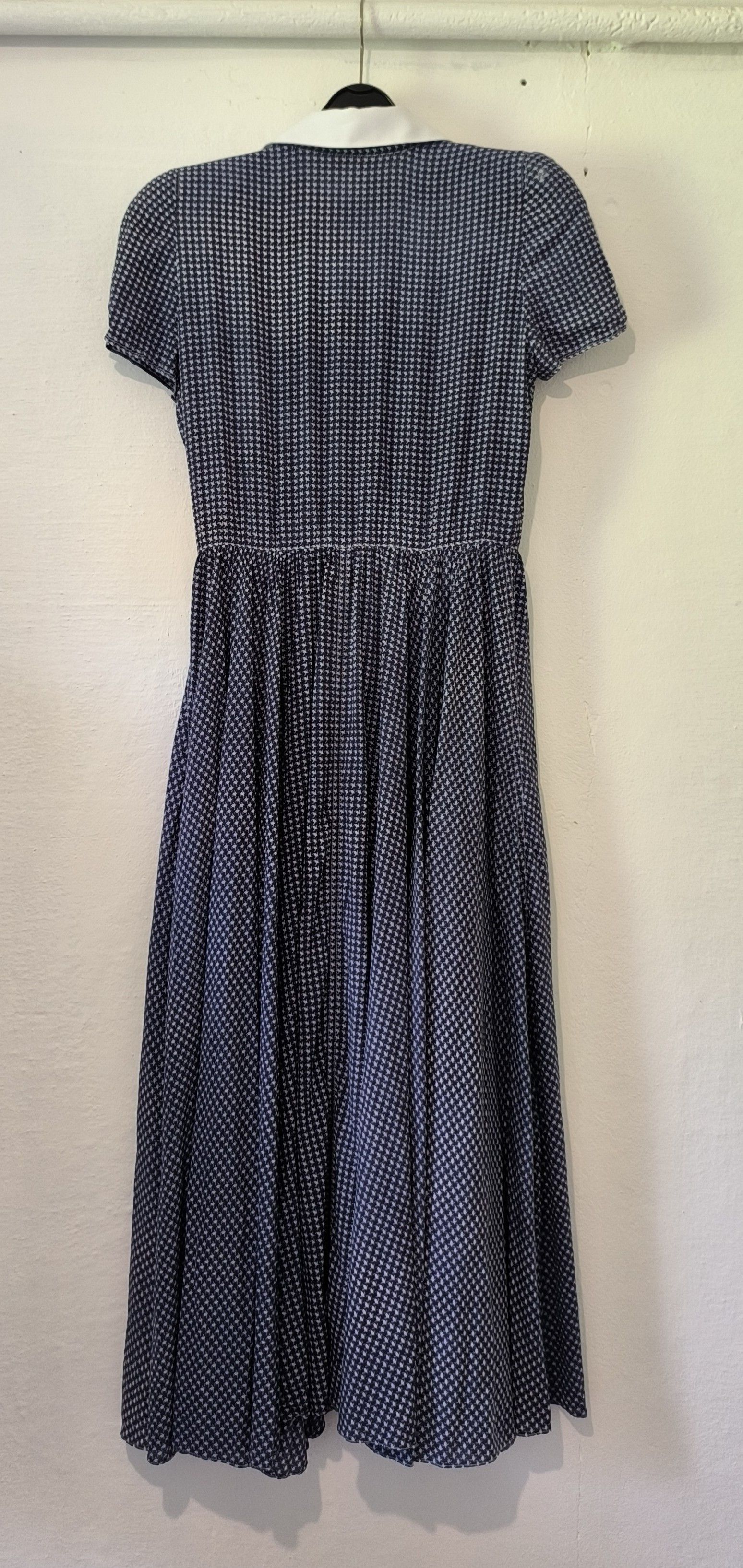 Other VTG Oscar Rom Zürich Dress & Shorts Set Blue Houndstooth Size S / US 4 / IT 40 - 4 Thumbnail