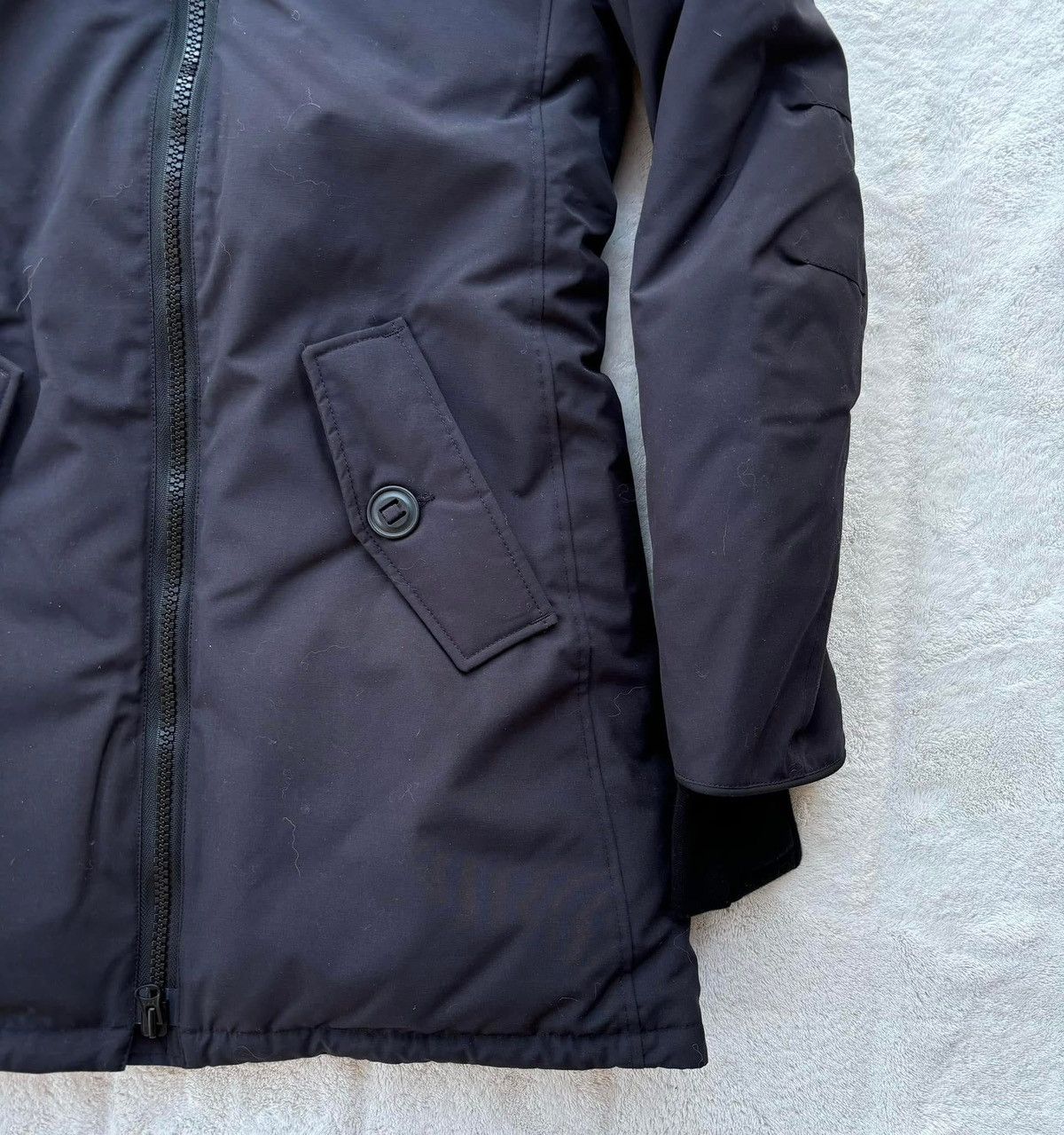 Canada Goose Canada Goose Navy Rosemont Fur Parka Size S / US 4 / IT 40 - 3 Thumbnail