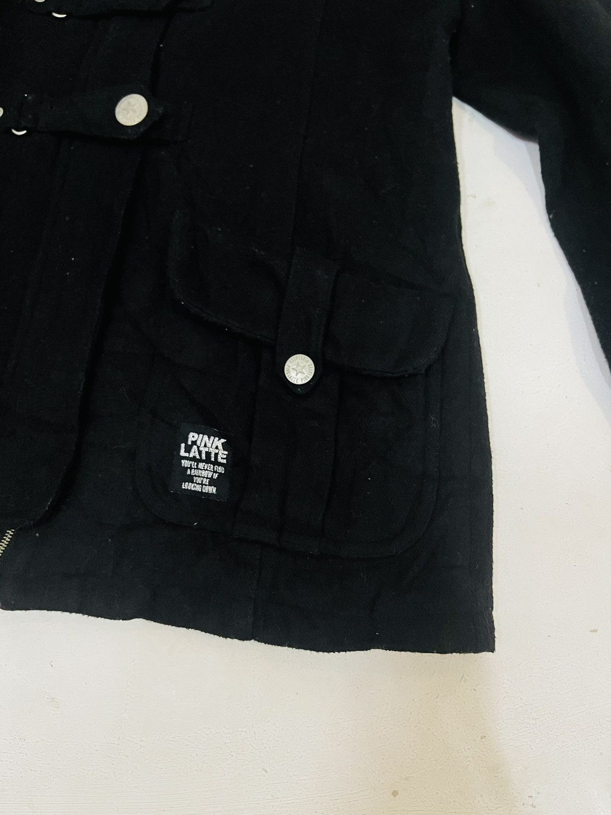 Japanese Brand × KMRii × Yasuyuki Ishii Pink Latte Design Punk Bondage Wool Jacket (06) Size M / US 6-8 / IT 42-44 - 12 Thumbnail