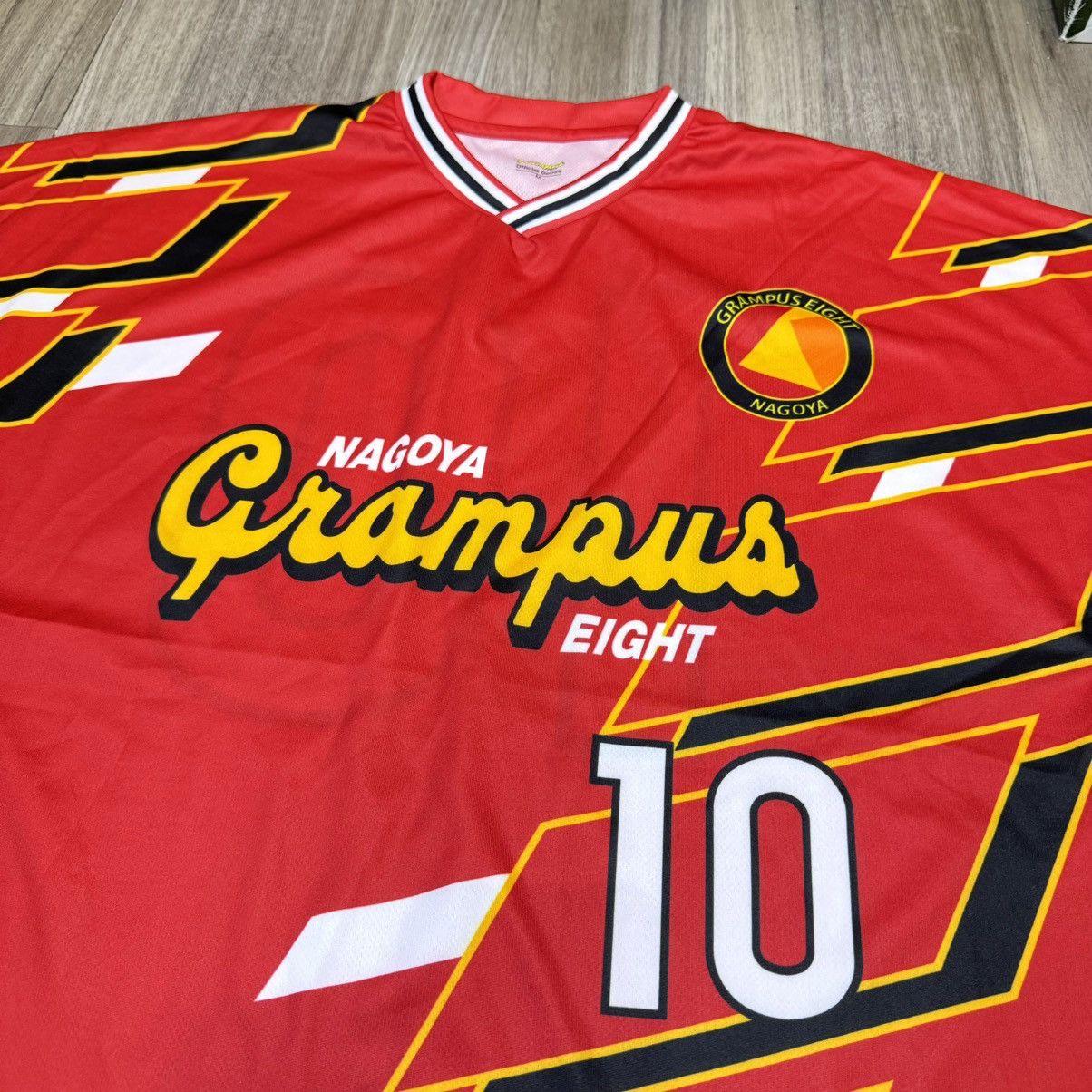 Japanese Brand Nagoya Grampus Eight 90s retro home shirt #10 Size US M / EU 48-50 / 2 - 3 Thumbnail