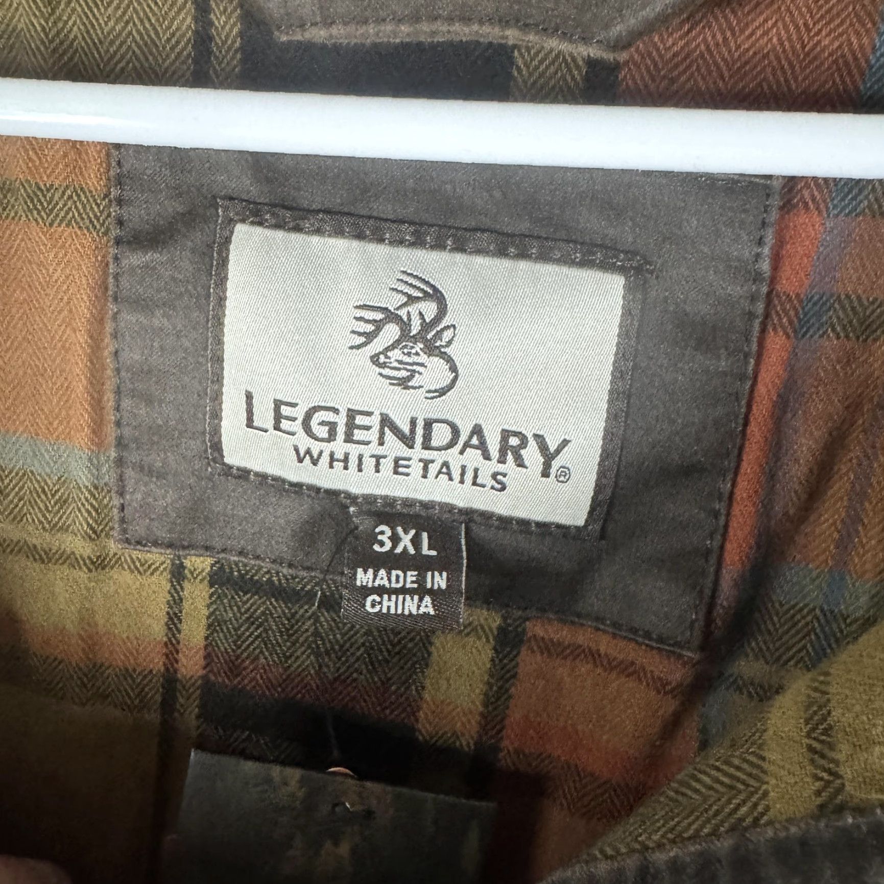Vintage Legendary Whitetails Journeyman Shirt Jacket 6723 Mens 3XL Waxed Canvas Shacket Brown with Plaid Lined Pockets Waxed Shirt Jacket Size US XXL / EU 58 / 5 - 6 Thumbnail