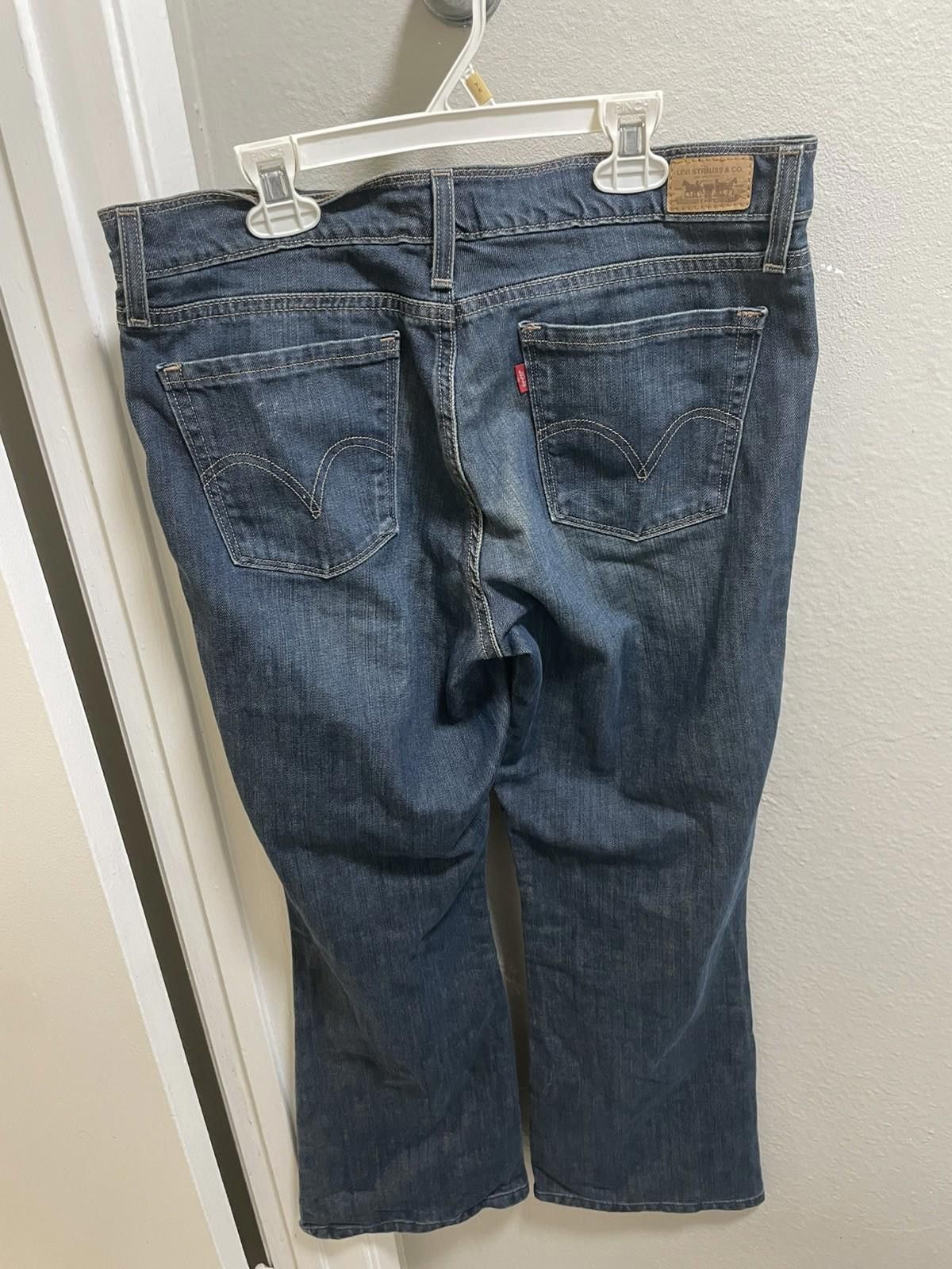 Levi's Levis 544 Ultimate Lift Boot Cut Jeans Size 12P Medium Blue Size 34" / US 12 / IT 48 - 3 Thumbnail