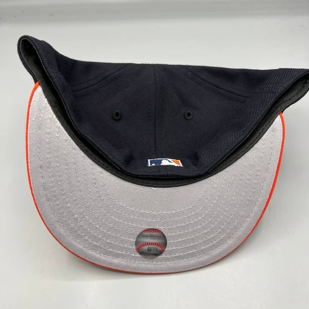 New Era Detroit Tigers Hat Men 7 5/8 59Fifty New Era MLB Fitted Cap Size ONE SIZE - 5 Thumbnail
