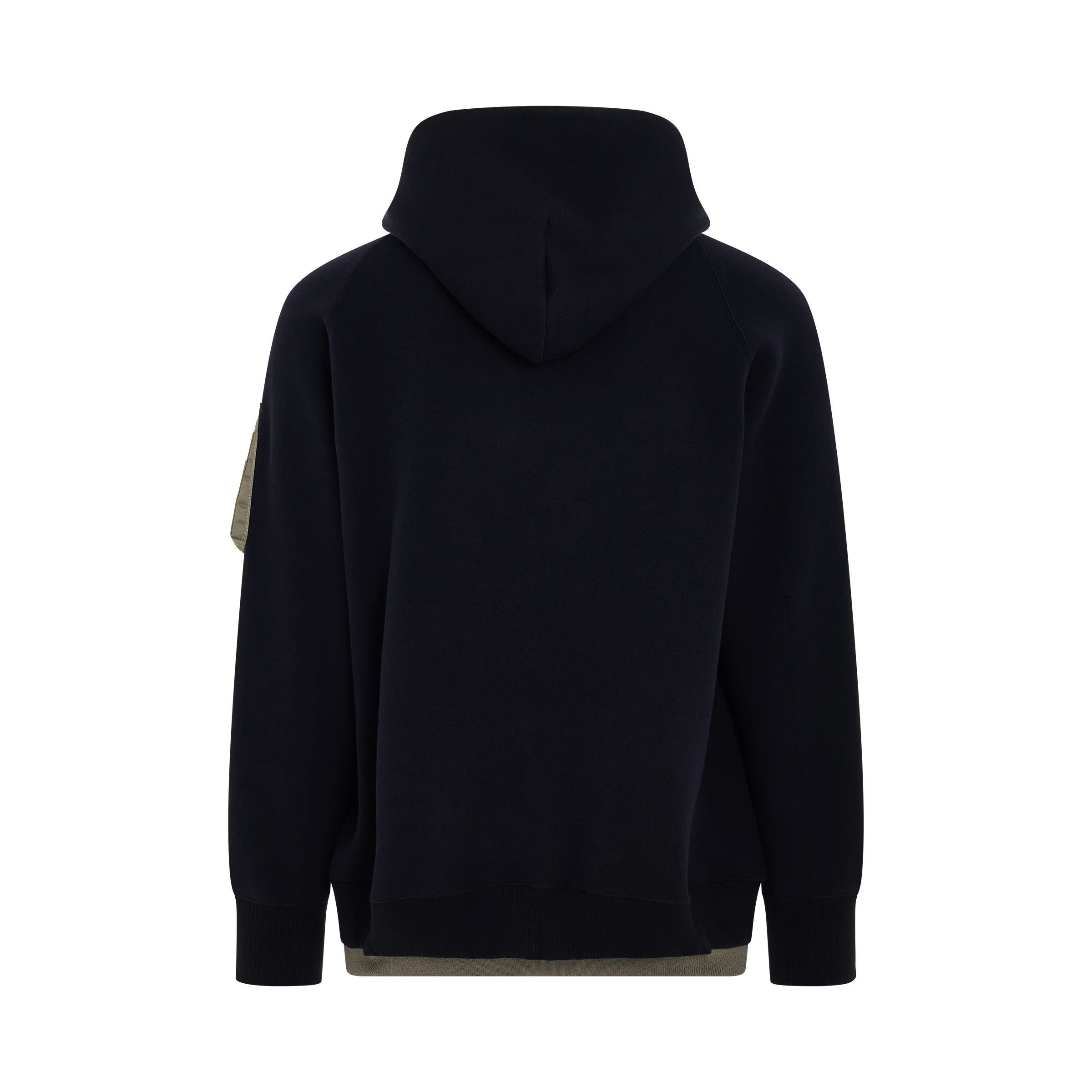 Sacai o1mris0824 Twill Zip Hoodie in Navy Size US M / EU 48-50 / 2 - 4 Thumbnail