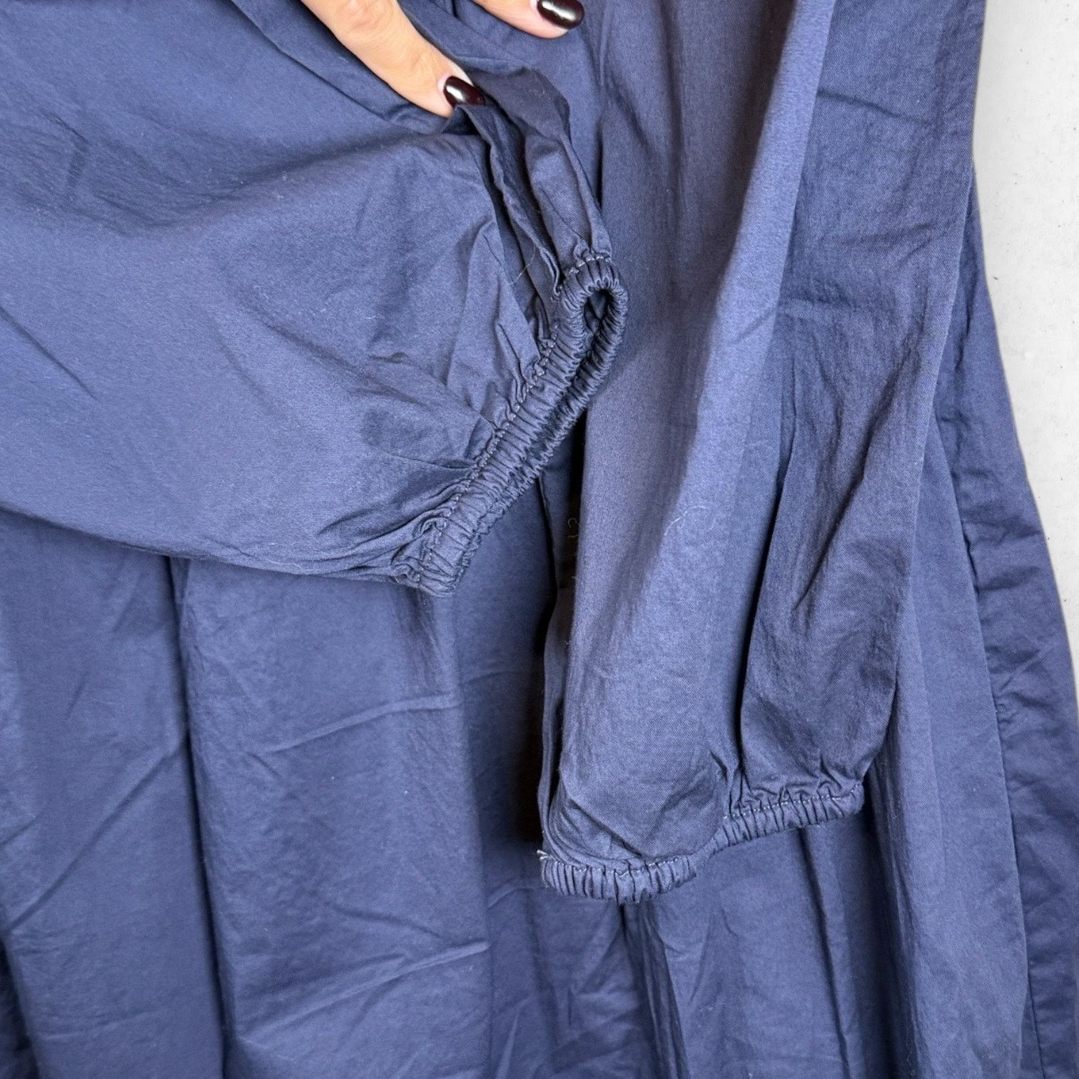 Old Navy Old Navy Long Midi Dress in Navy Long Sleeve Women's Size L Size L / US 10 / IT 46 - 4 Thumbnail