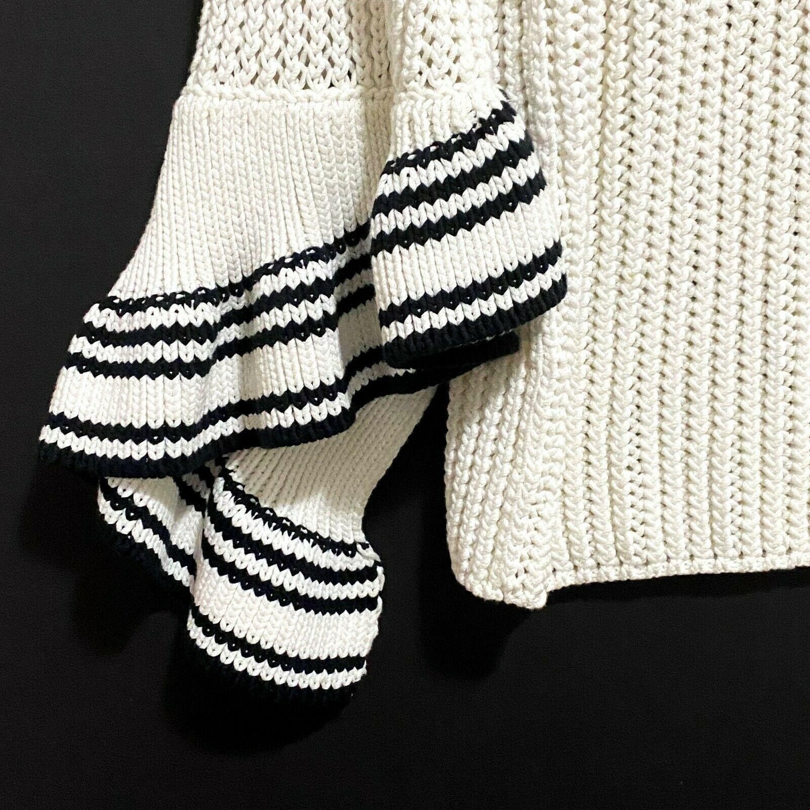 3.1 Phillip Lim 3.1 Phillip Lim Netted Cotton-Blend Sweater, Size XS, blac Size XS / US 0-2 / IT 36-38 - 5 Thumbnail