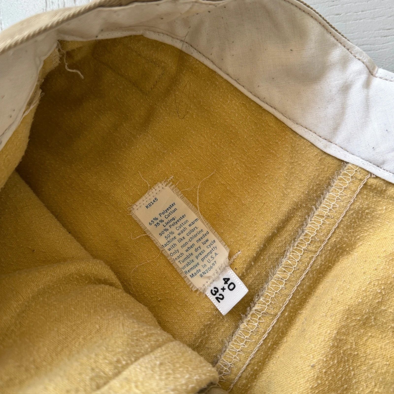 Dickies Vintage Dickies OG Fit Fleece Lined Workwear Pants Size US 36 / EU 52 - 7 Thumbnail