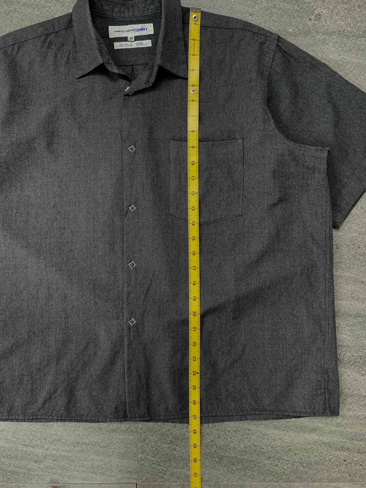 Comme des Garcons SHIRT FREE TAX Wool Boxy Camp Collar Shirts Size US M / EU 48-50 / 2 - 10 Thumbnail