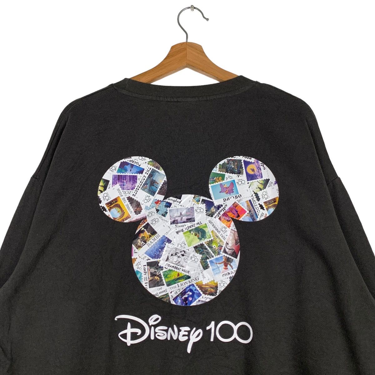 Disney DISNEY 100 Mickey Head Big Logo Sweatshirts #0743-C34 Size US L / EU 52-54 / 3 - 2 Thumbnail