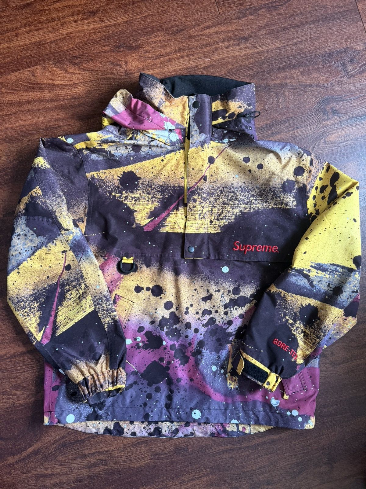 Supreme Supreme Gore-tex Stripe Hooded Jacket | Grailed