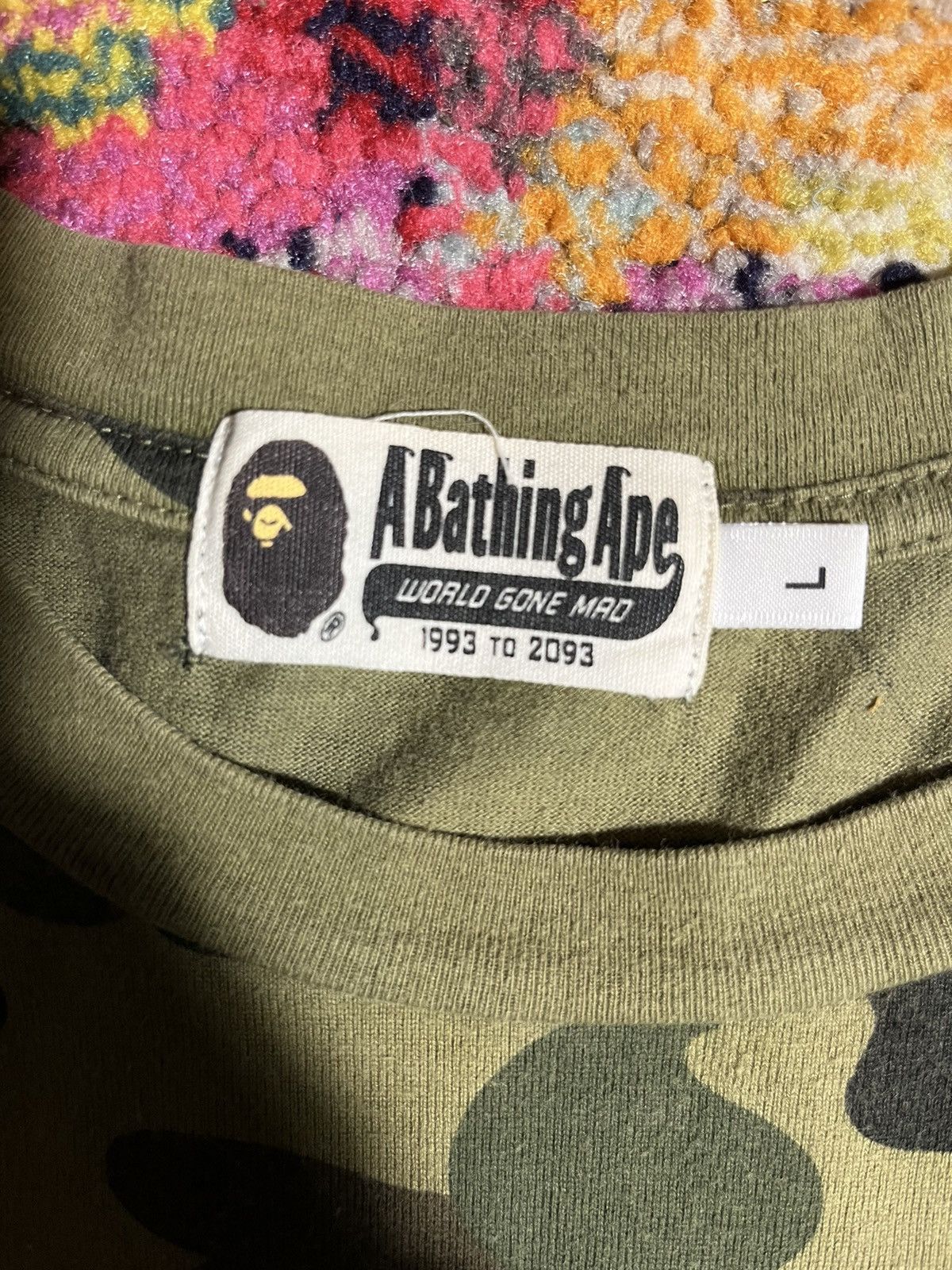 Bape Bape Green Shark Face Shirt Large Size US L / EU 52-54 / 3 - 3 Thumbnail