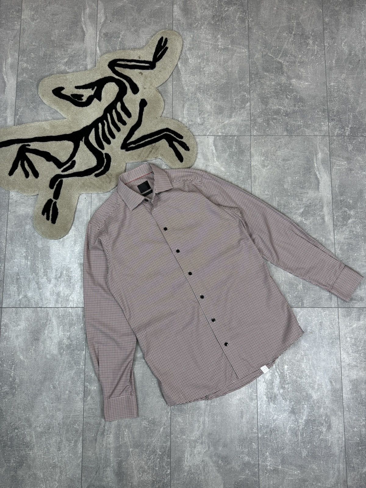 Eton Mens Vintage Eton Black gold label shirts button up 60 years Size US L / EU 52-54 / 3 - 1 Thumbnail