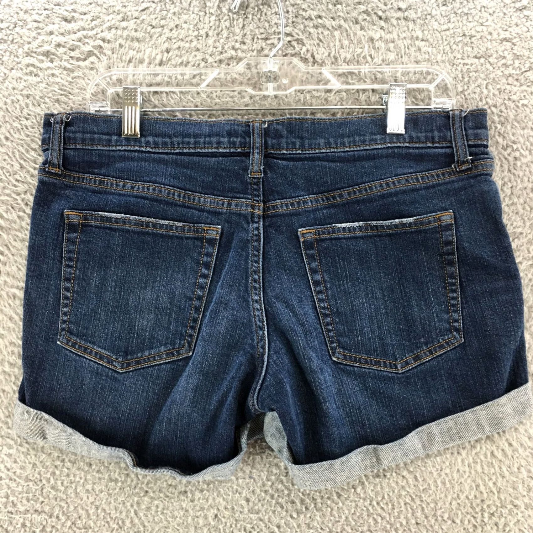 Banana Republic Banana Republic Chino Shorts 29/8 Blue Denim Mid Rise 5 Pockets Zip Fly Casual Womens Size 24" / US 00 / IT 34 - 7 Thumbnail