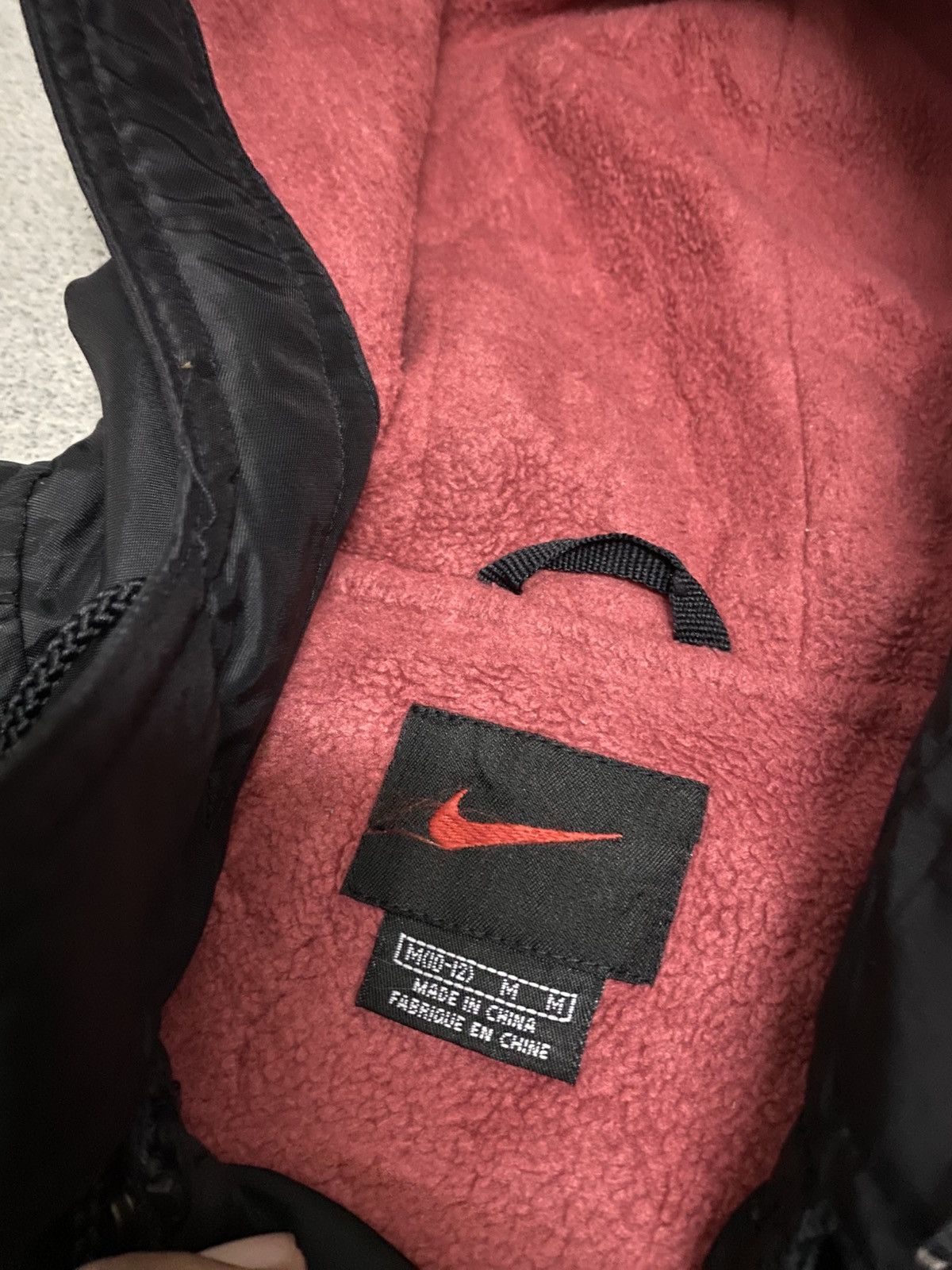Nike × Sports Specialties × Vintage Vintage 90s Nike Swoosh Down Hoodies Jacket Kids Size US M / EU 48-50 / 2 - 6 Thumbnail