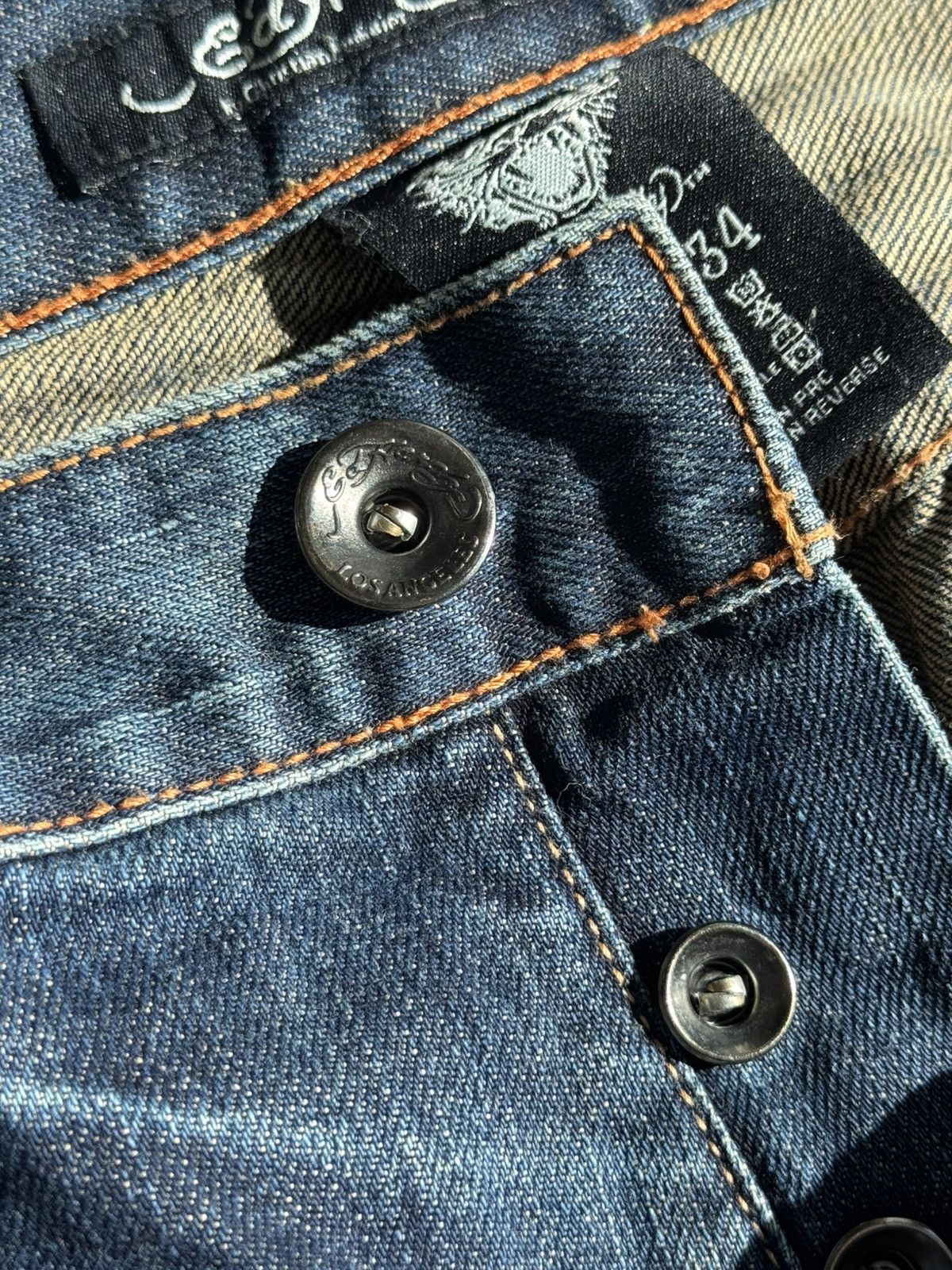Ed Hardy ed hardy straight jeans Size US 38 / EU 54 - 4 Thumbnail