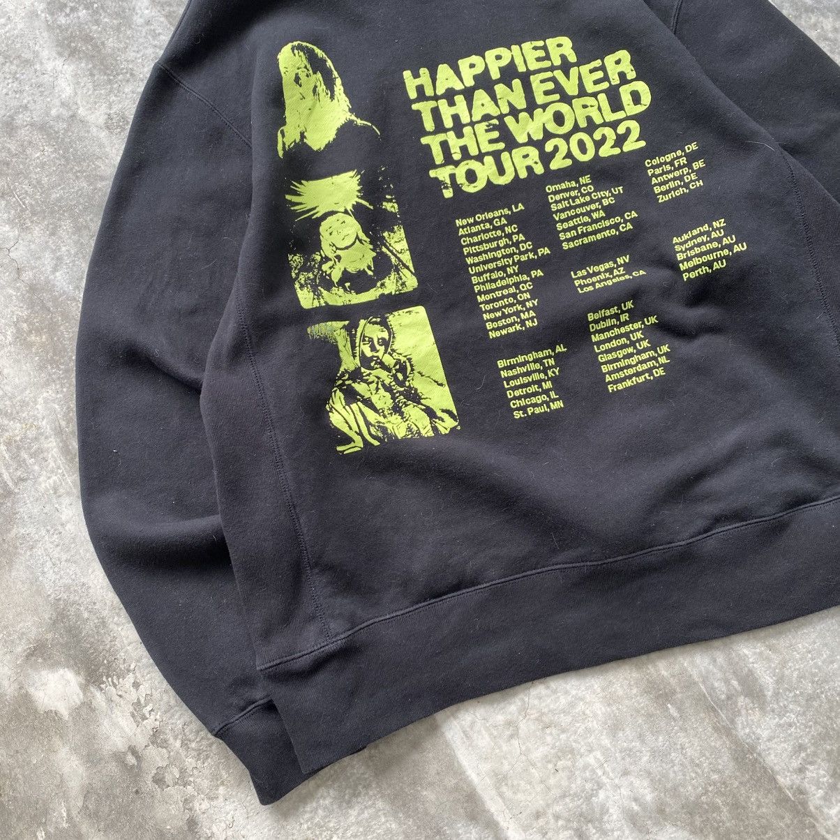 Billie Eilish Billie Eilish Happier Than Ever Hoodie (XL) Size US XL / EU 56 / 4 - 8 Thumbnail