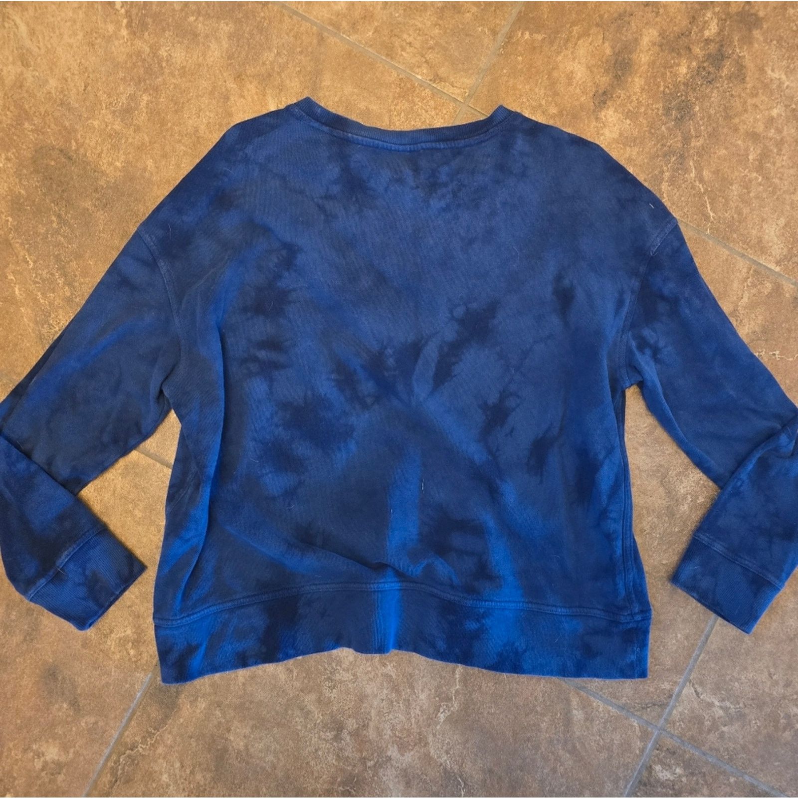 Other Navy Tie Dyed UT Sweater Long Sleeve Size L / US 10 / IT 46 - 2 Thumbnail