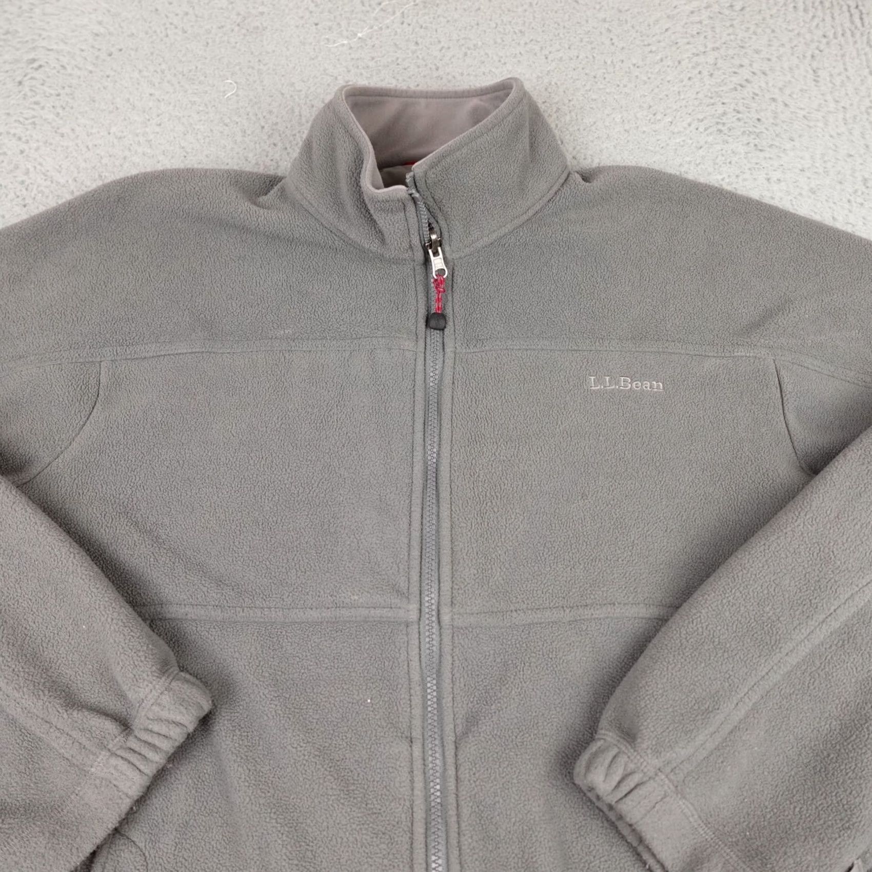 Vintage LL Bean Jacket Mens Medium Gray Full Zip Fleece Pullover Hiking Outdoor Size US M / EU 48-50 / 2 - 4 Thumbnail