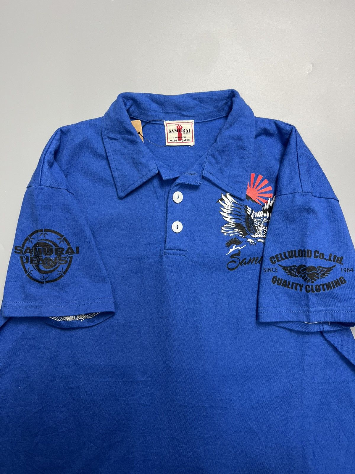 Samurai Jeans Samurai Jeans 'Celluloid Pheonix' Polo Tshirts Size US L / EU 52-54 / 3 - 6 Thumbnail