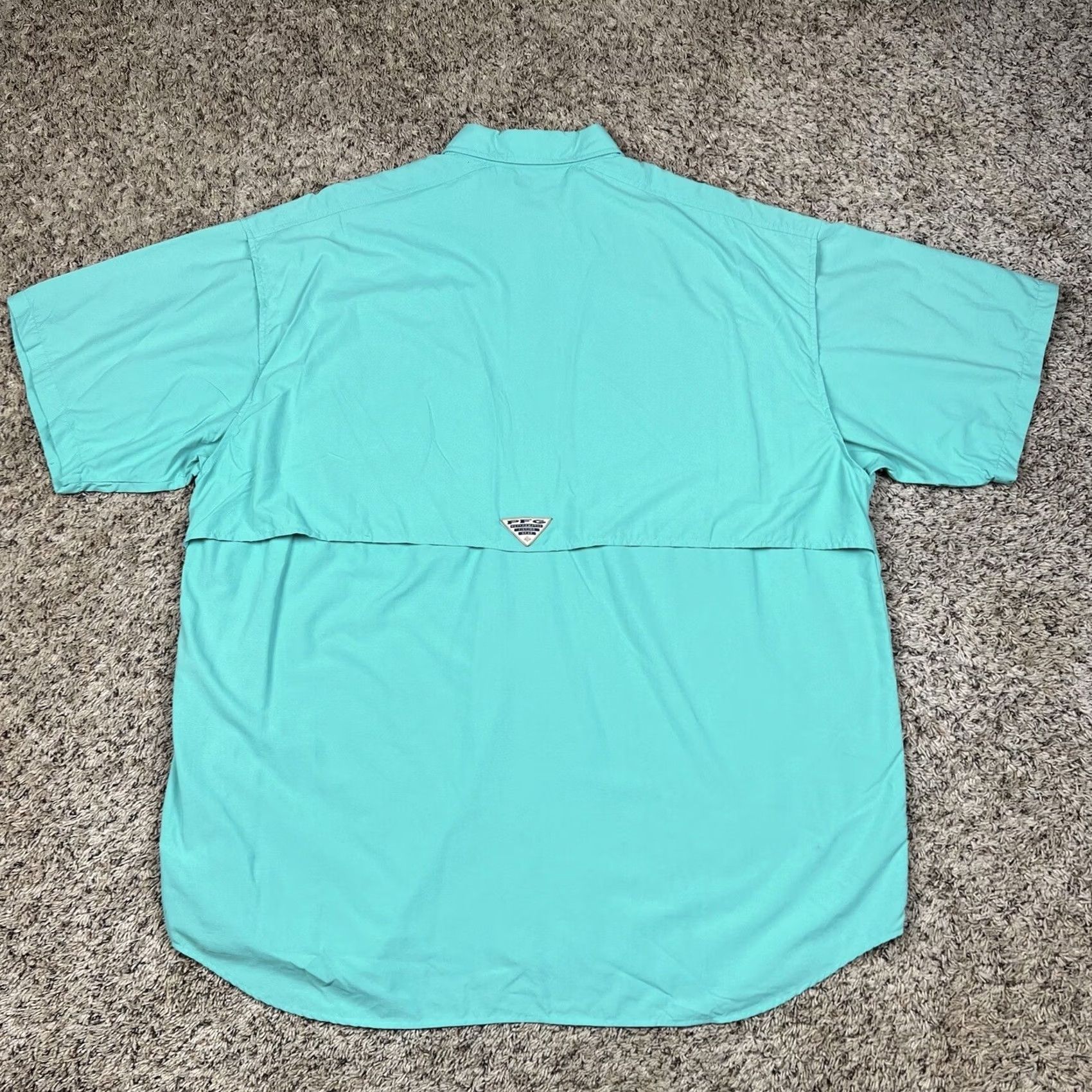 Vintage Columbia PFG Short Sleeve Shirt Men 2XL Button-Up Breathable Lightweight Blue Size US XXL / EU 58 / 5 - 3 Thumbnail