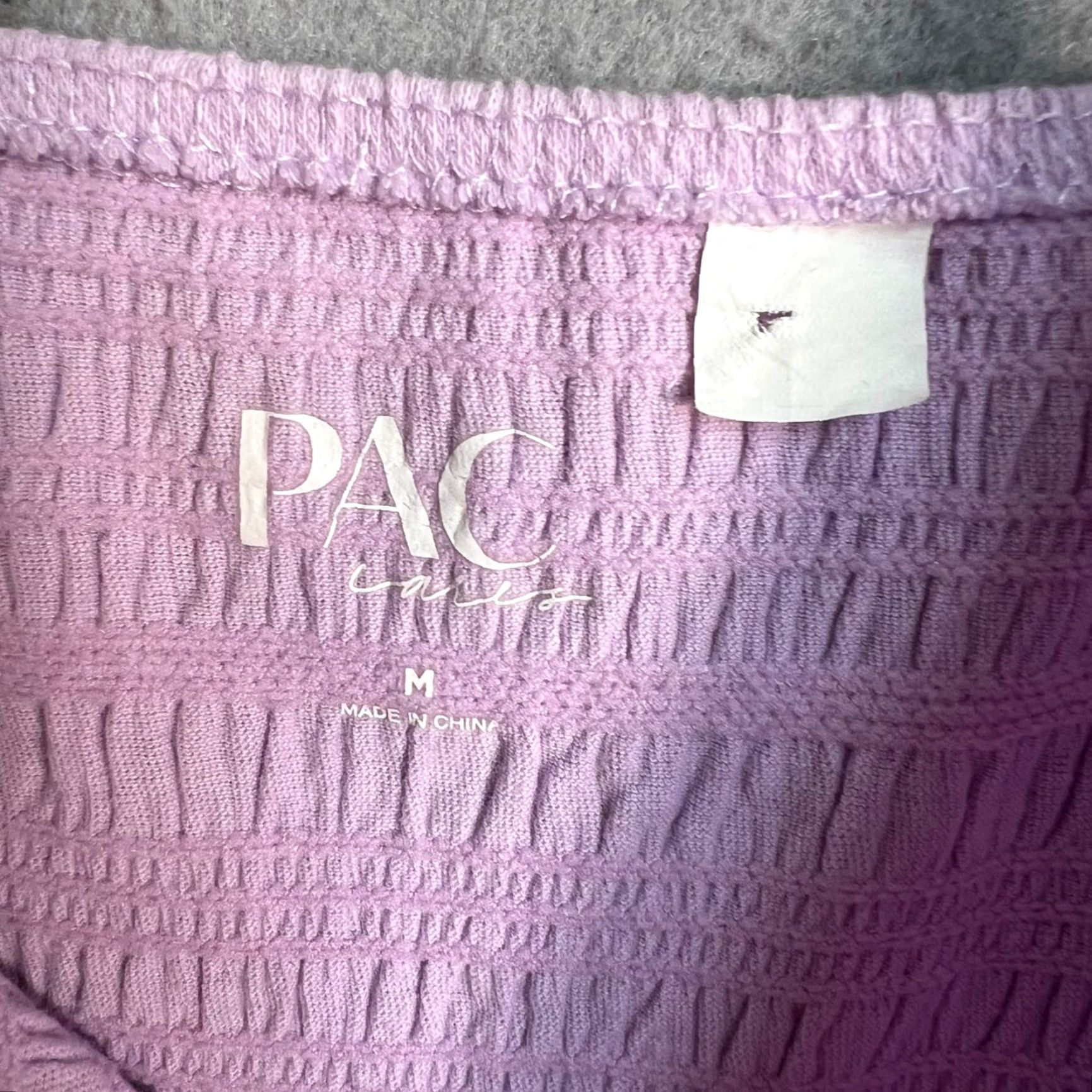 Pacsun Pac Sun Cares Medium Lilac Cami Spaghetti Straps Crop Top Tank Women's M Purple Cotton Polyester Blend Cropped Casual Womens 90s? Size M / US 6-8 / IT 42-44 - 3 Thumbnail