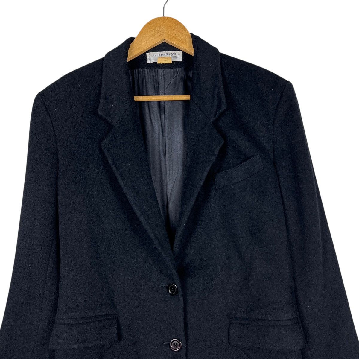 Vintage Irene Van Ryb Pour Idem Paris Wool Cashmere Jacket