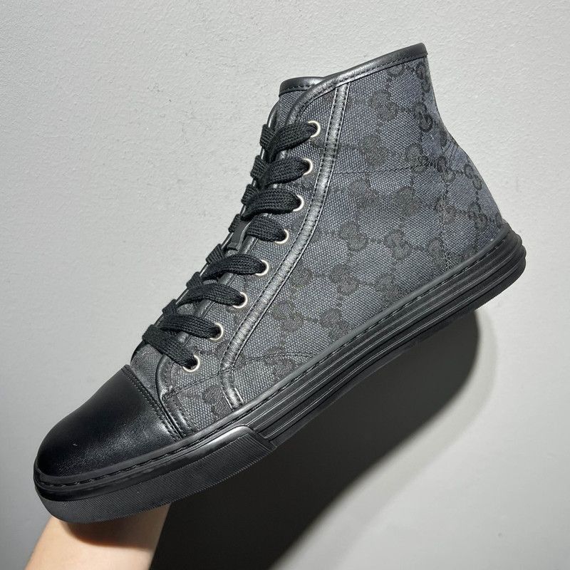 Gucci Gucci Retro GG Canvas High-Top Sneakers Size US 7.5 / EU 40-41 - 2 Thumbnail