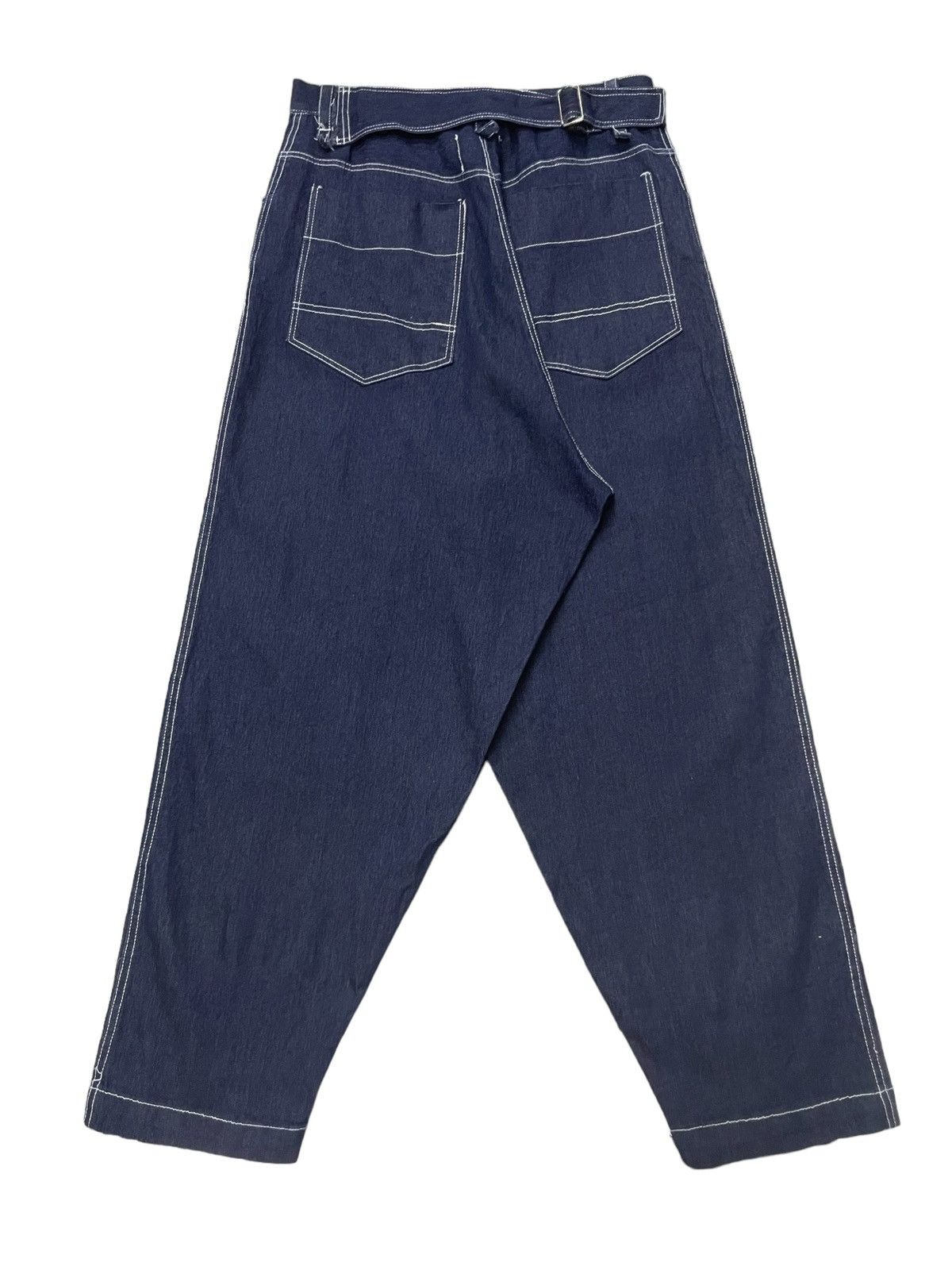 Japanese Brand × Y's for Men KMK Japan Patchwork Baggy Balloon Denim Pants Yohji Style Size US 30 / EU 46 - 3 Thumbnail