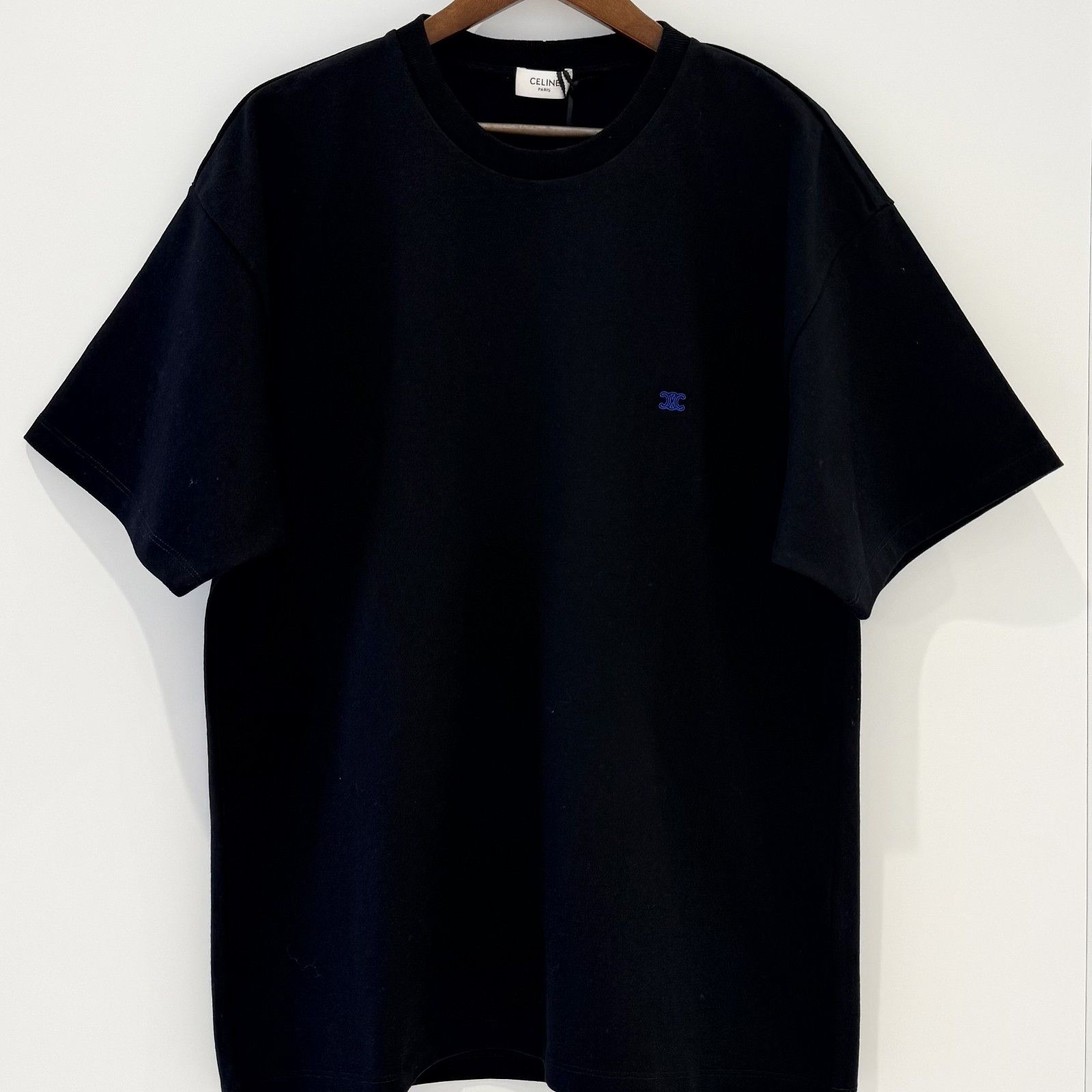 Celine Celine Embroidered Triomphe T-Shirt Size S Size US S / EU 44-46 / 1 - 1 Thumbnail