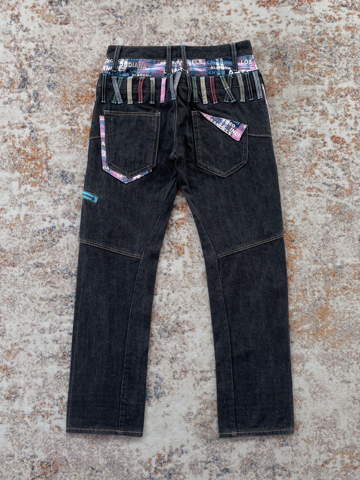 Hysteric Glamour ANTFUI DOUBLE WAIST DENIM JEANS Size US 31 - 2 Thumbnail