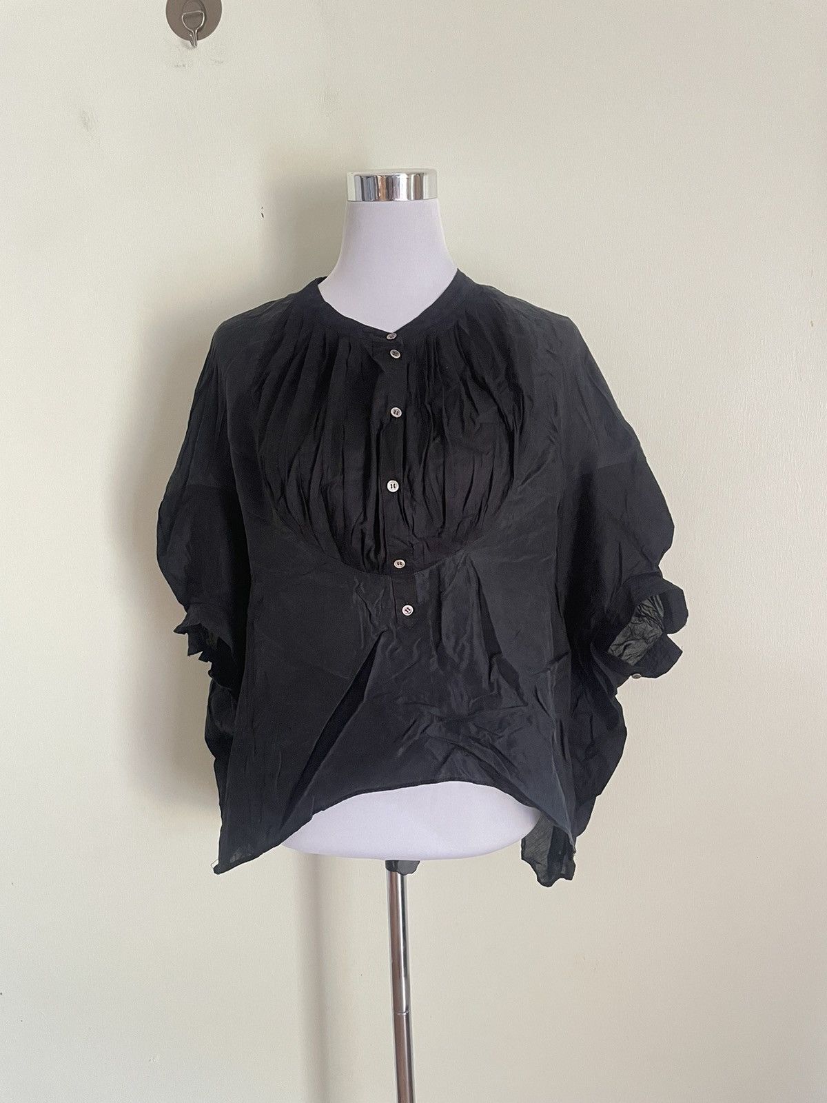 Issey Miyake × Japanese Brand × Tsumori Chisato Tsumori Chisato Black Blouse Size M / US 6-8 / IT 42-44 - 1 Thumbnail
